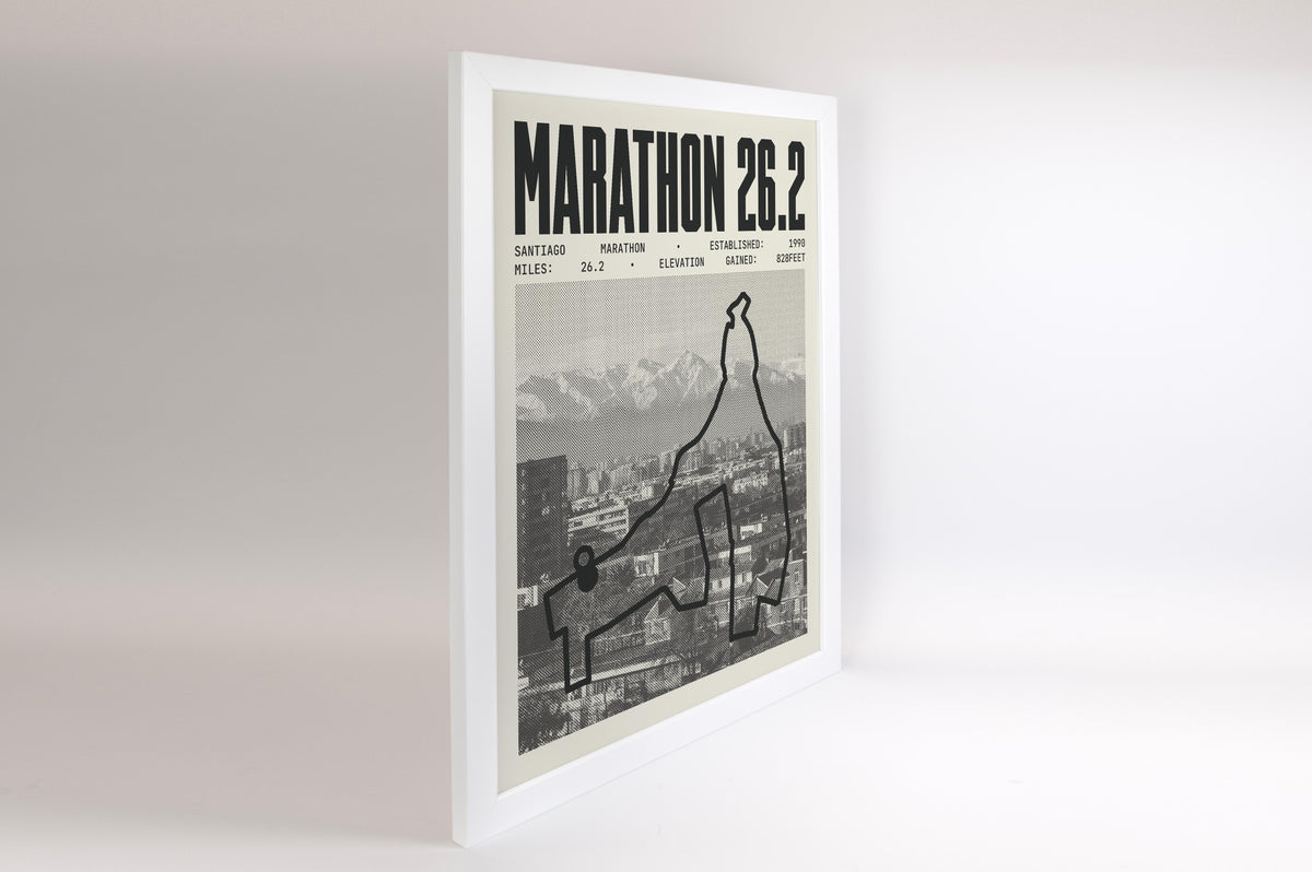 Santiago Marathon Poster