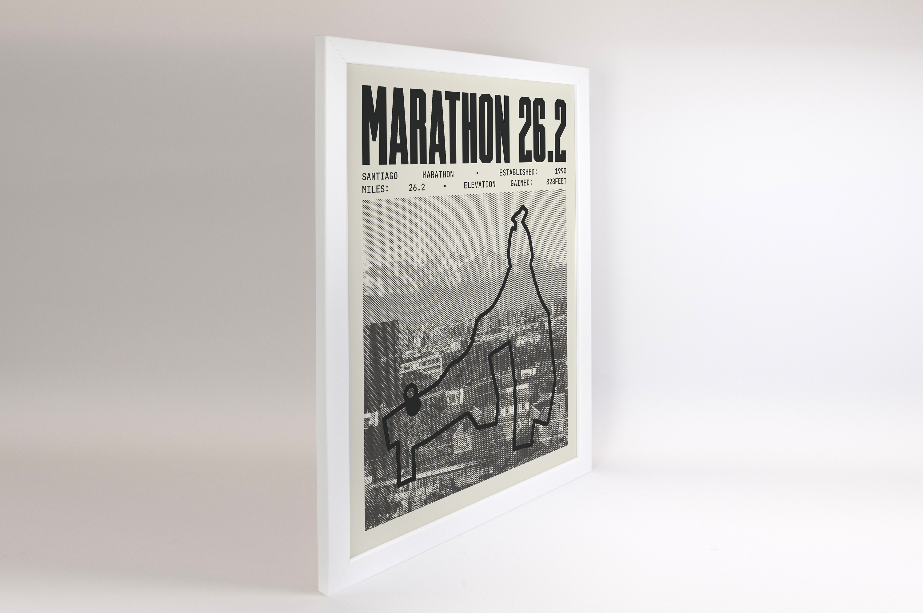 Santiago Marathon Poster