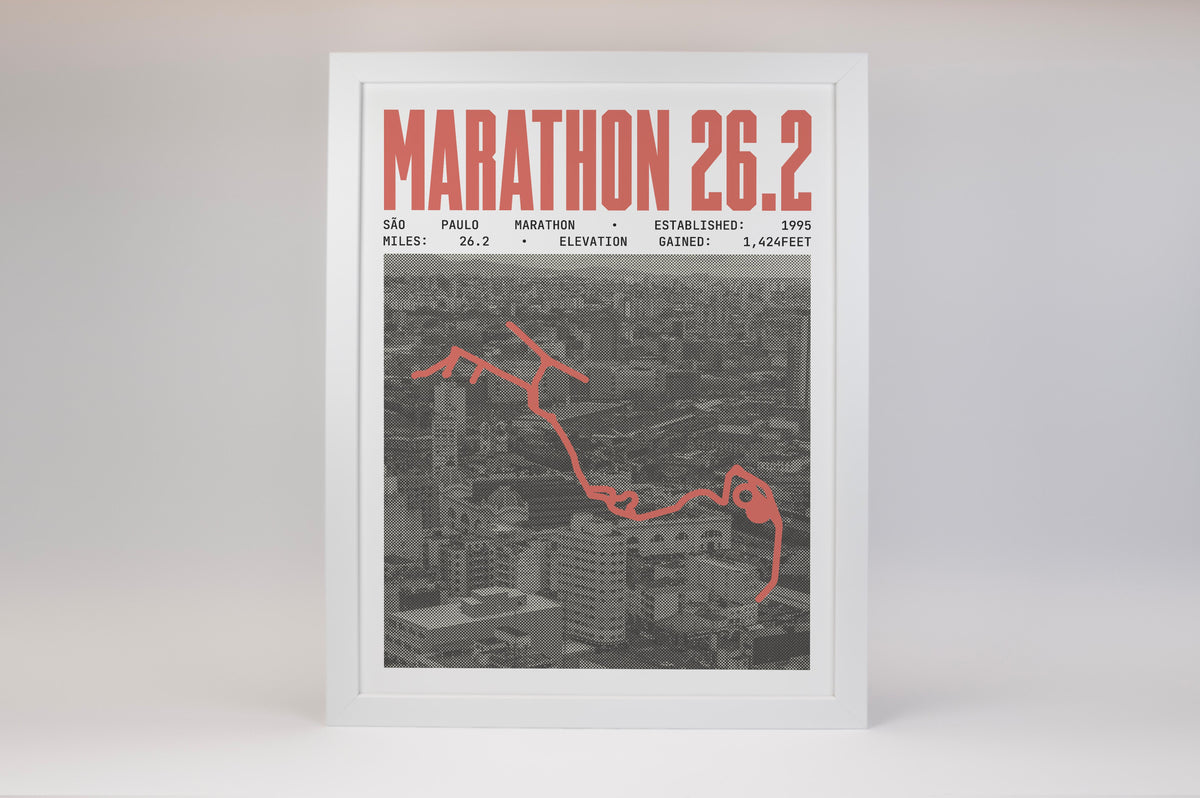 São Paulo Marathon Poster