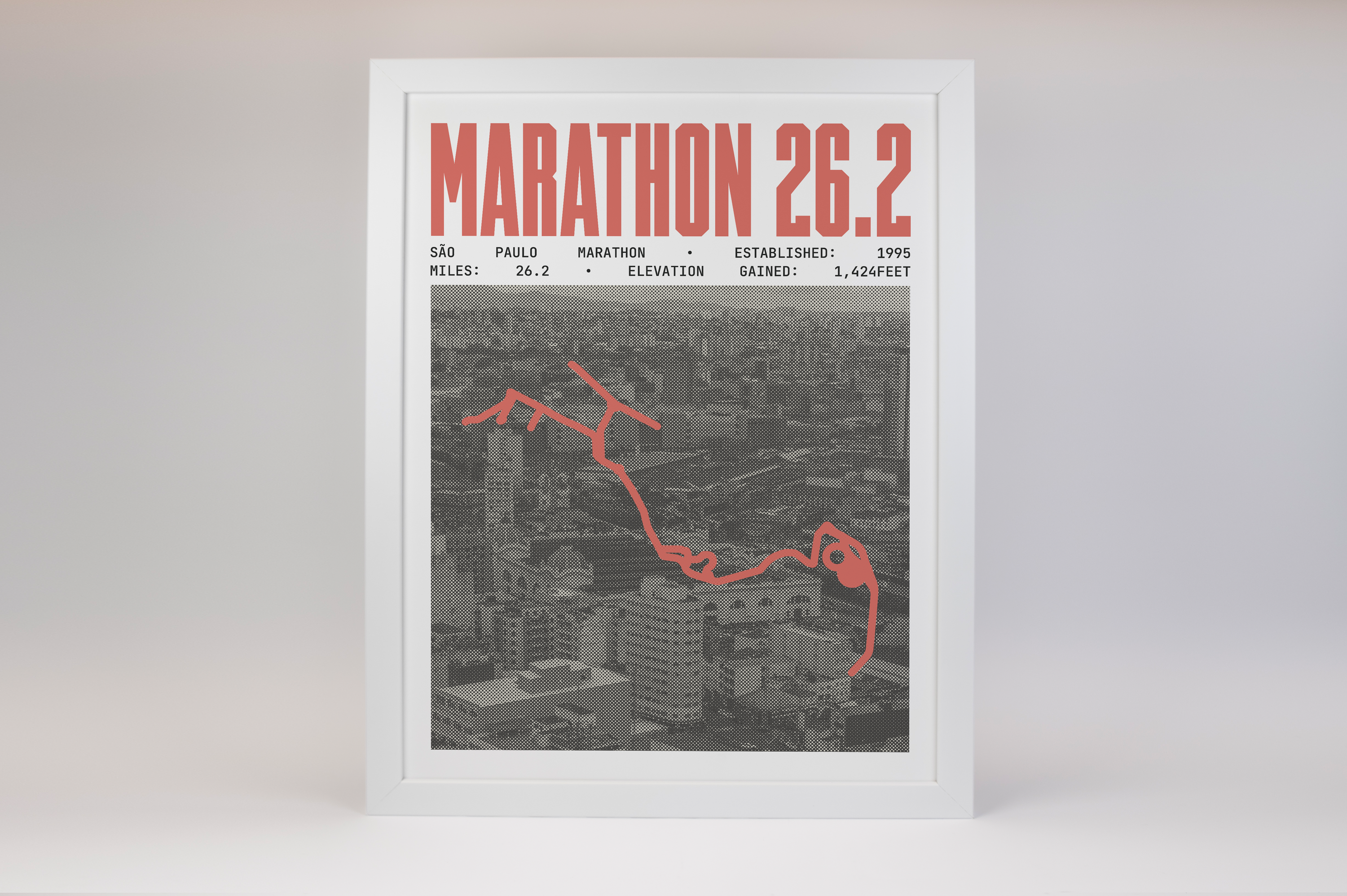 São Paulo Marathon Poster