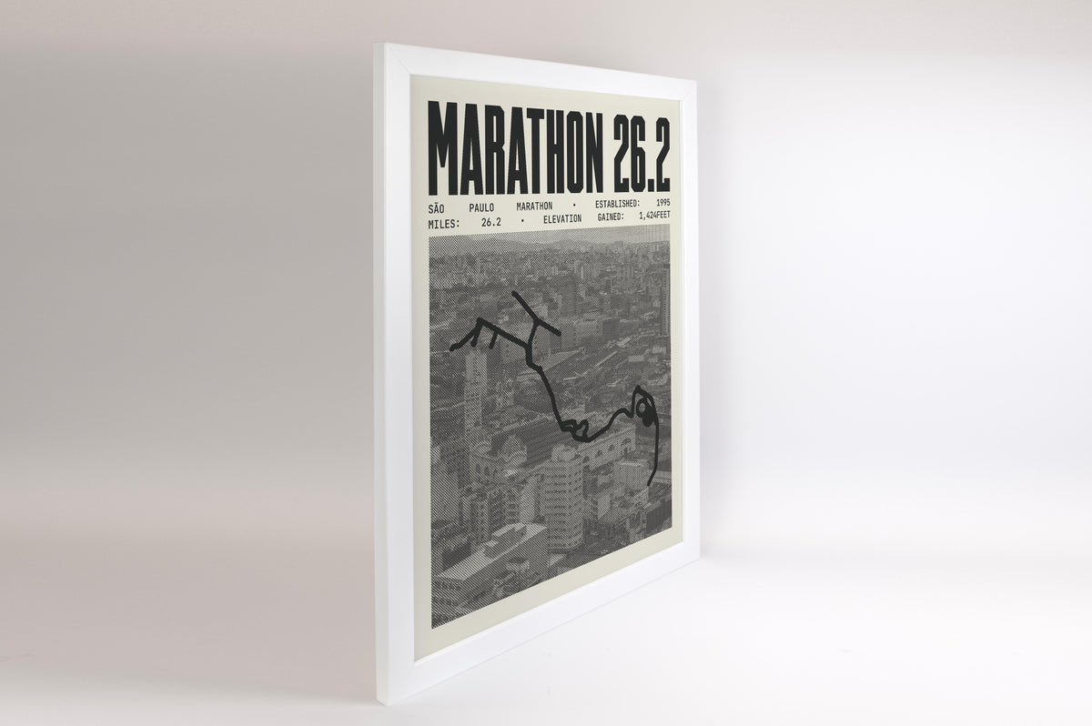 São Paulo Marathon Poster