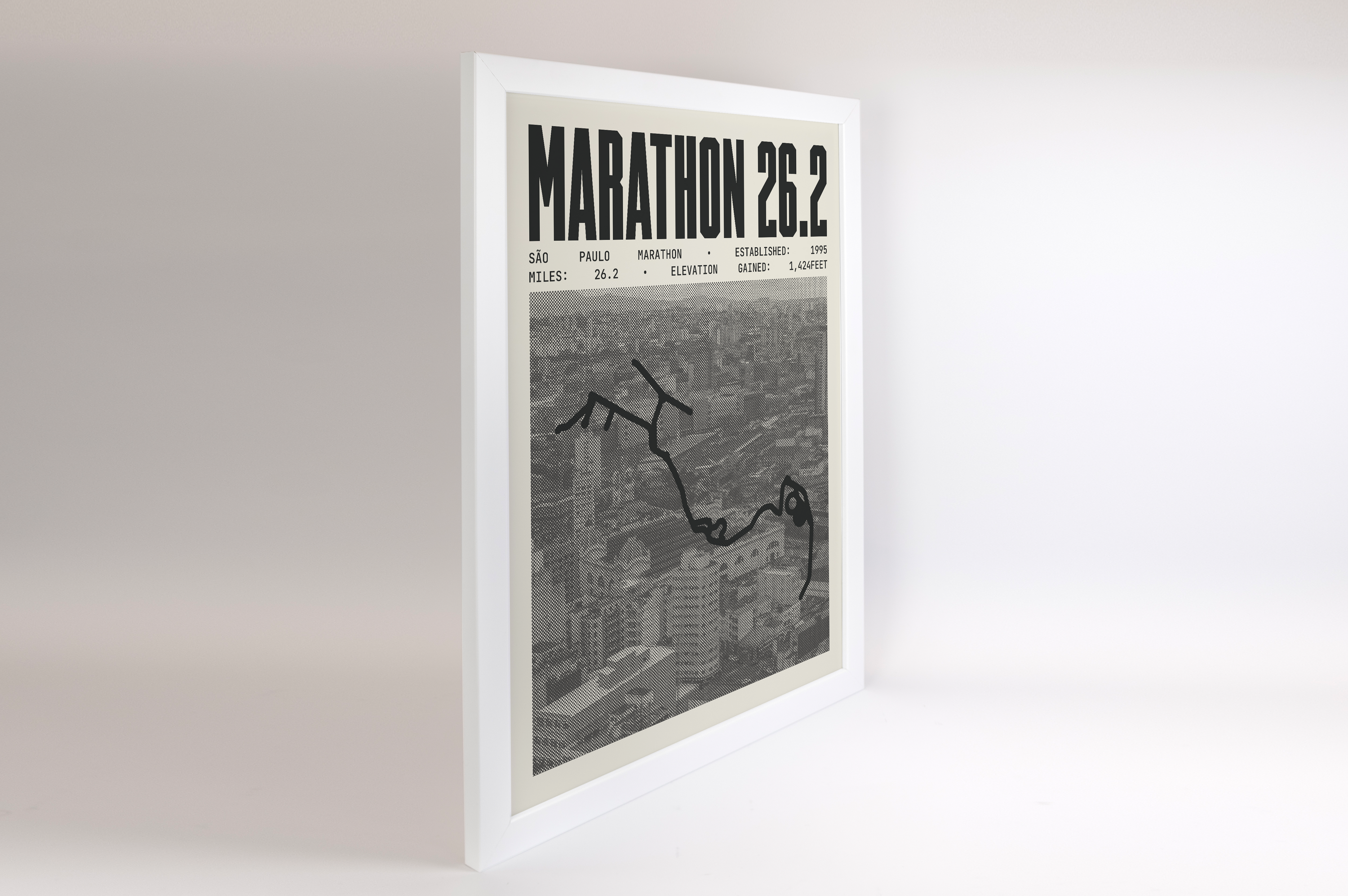 São Paulo Marathon Poster