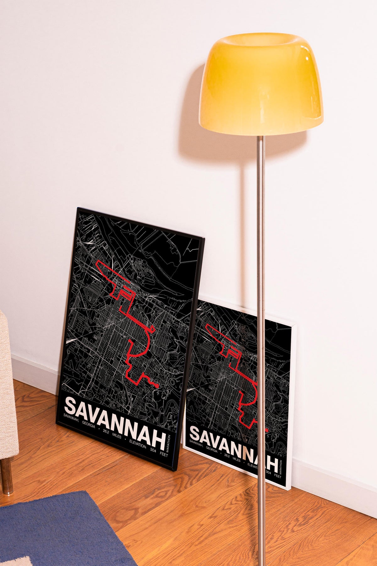 Savannah Rock 'n' Roll  Marathon Poster - Grid Style