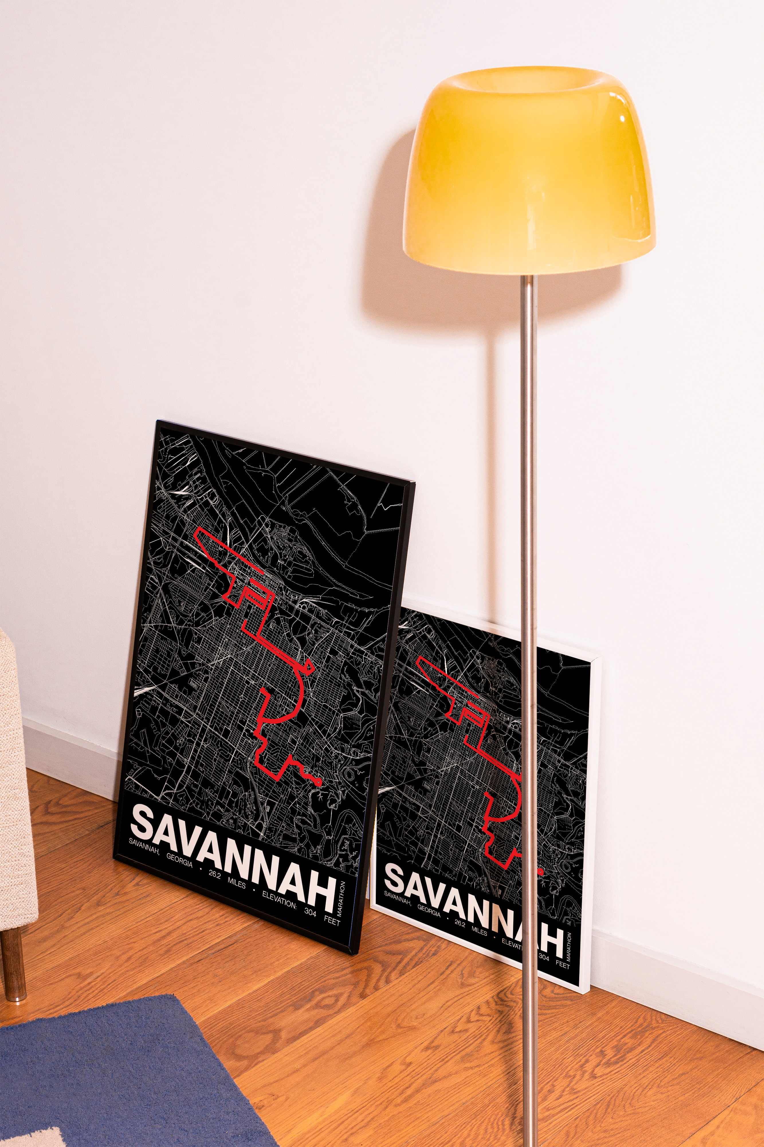Savannah Rock 'n' Roll  Marathon Poster - Grid Style