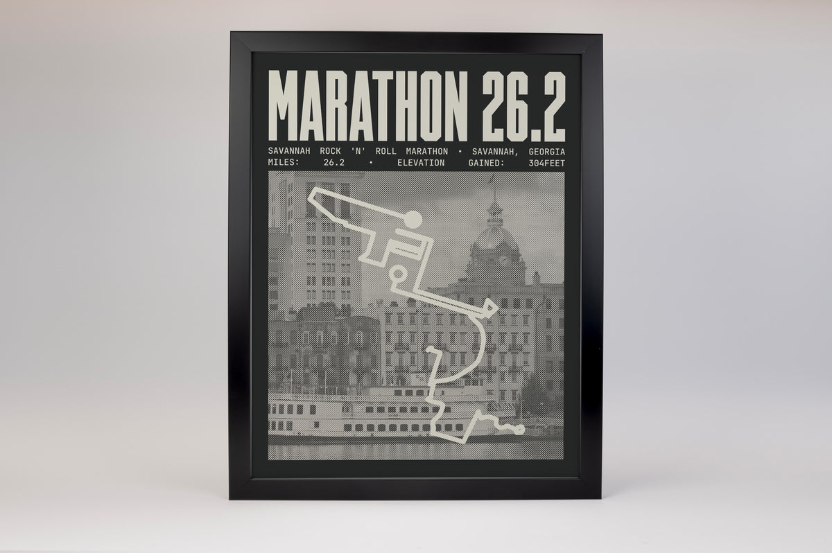 Savannah Rock 'n' Roll Marathon Poster