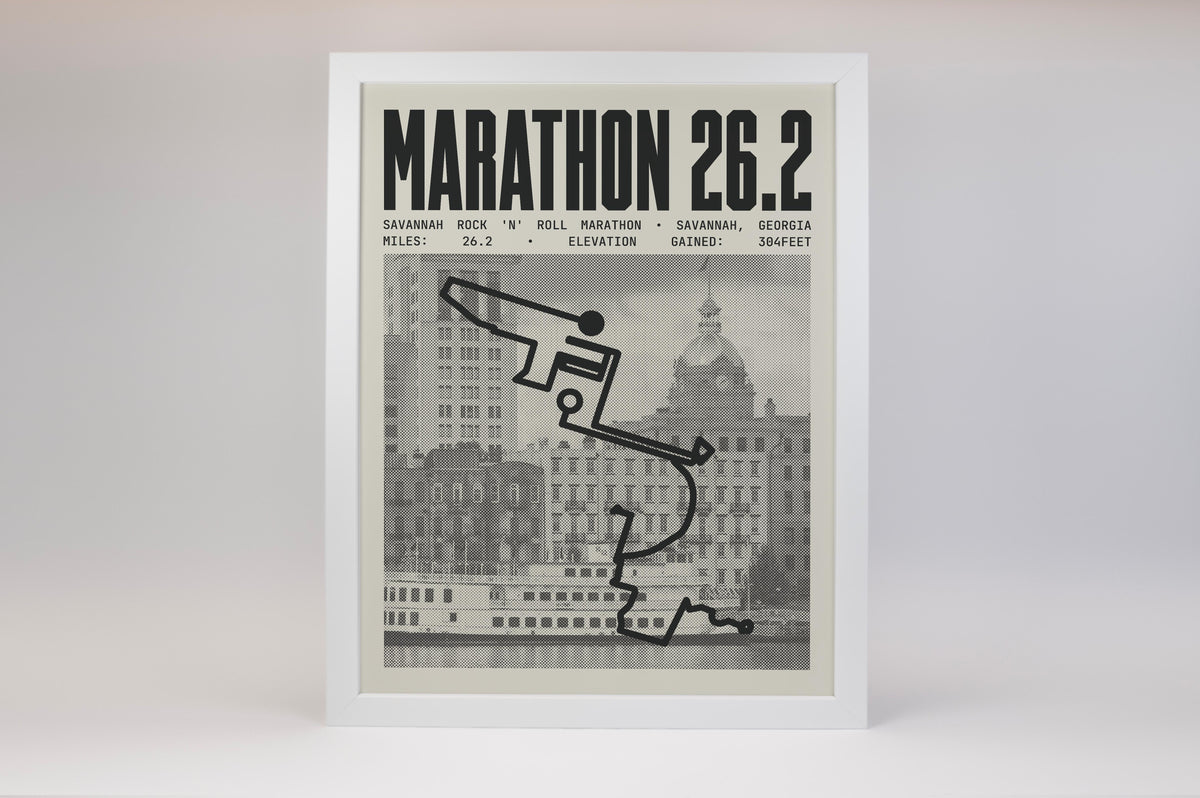 Savannah Rock 'n' Roll Marathon Poster