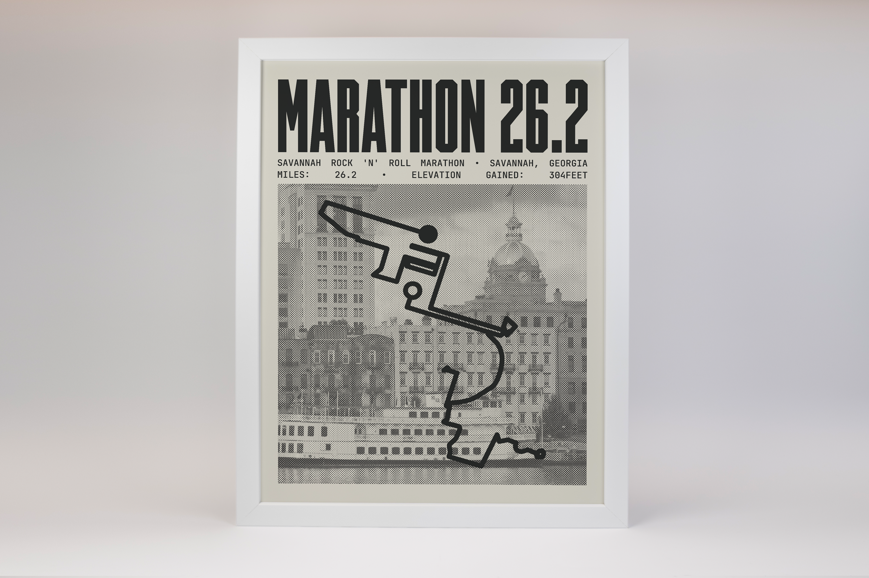 Savannah Rock 'n' Roll Marathon Poster