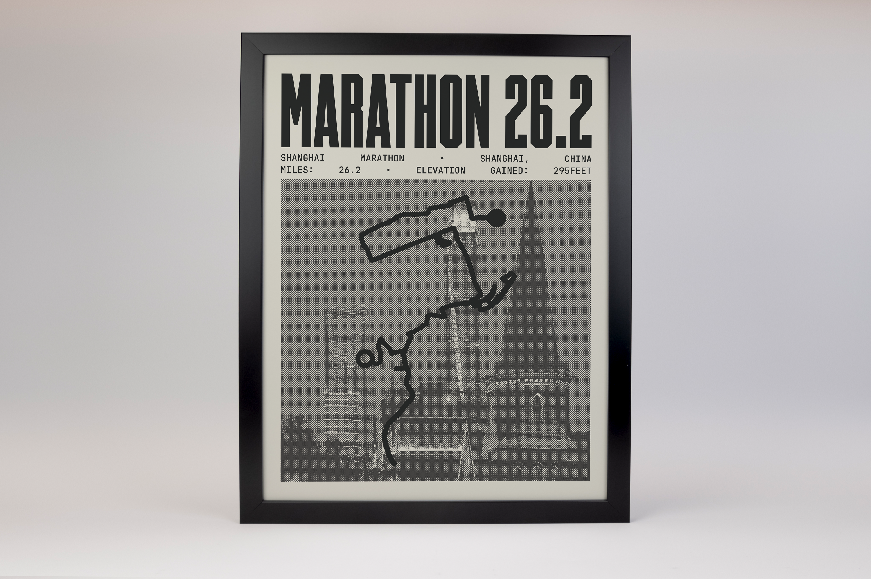 Shanghai Marathon Poster