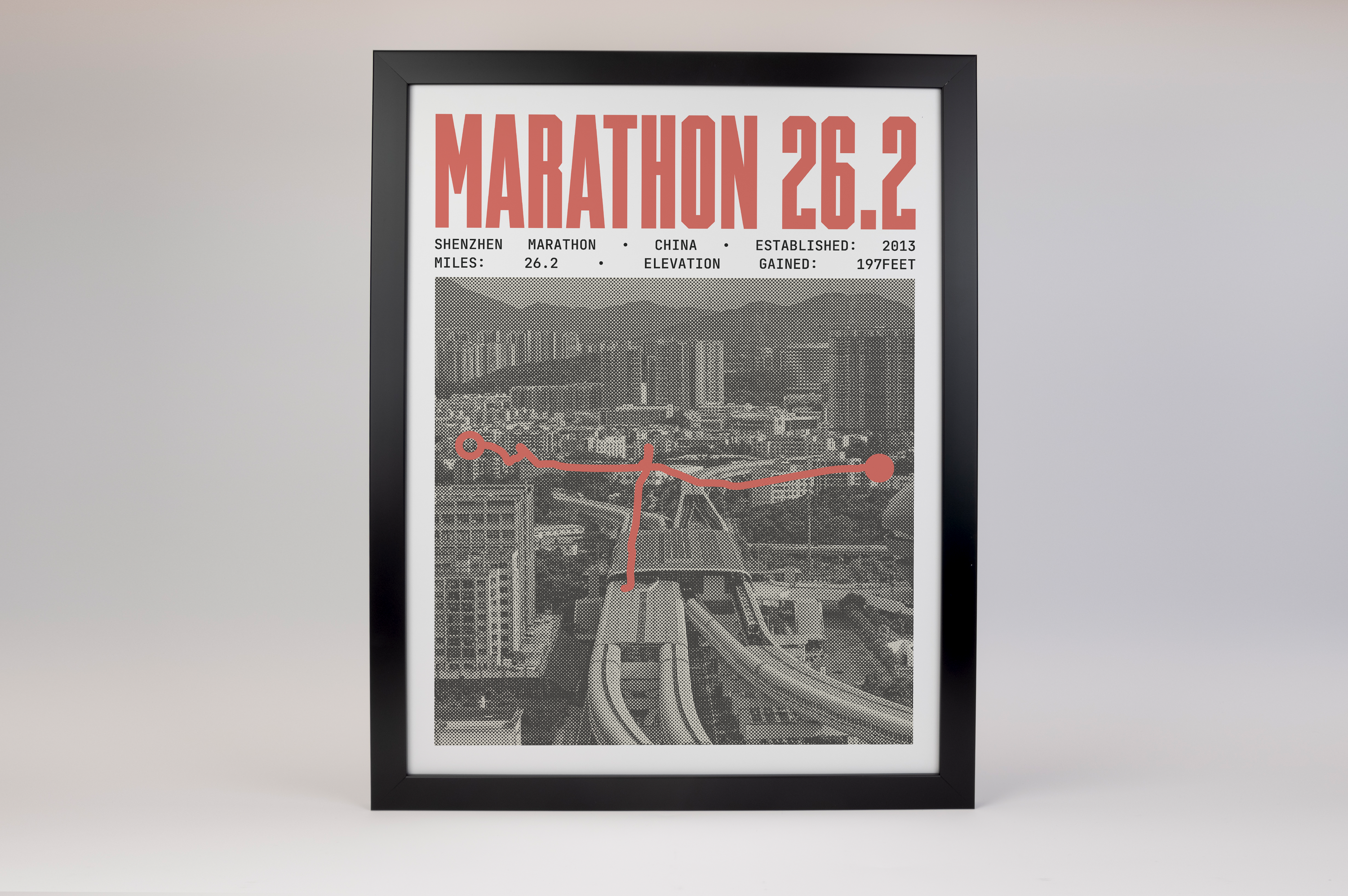 Shenzhen Marathon Poster