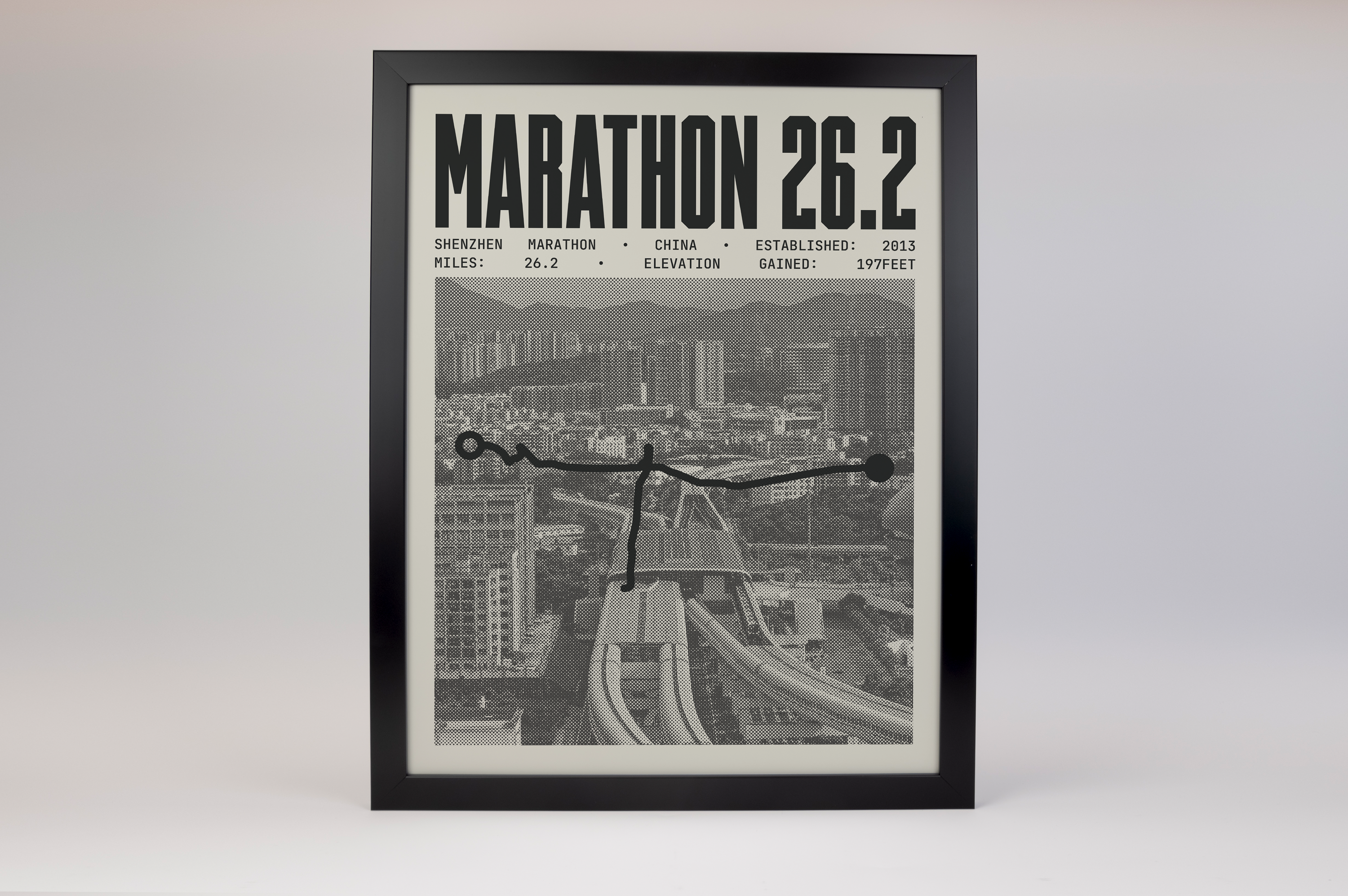 Shenzhen Marathon Poster