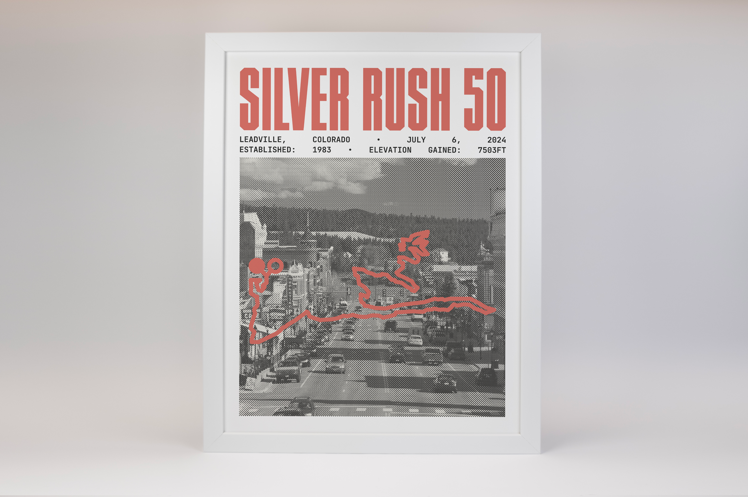 Silver Rush 50 Endurance Run Poster