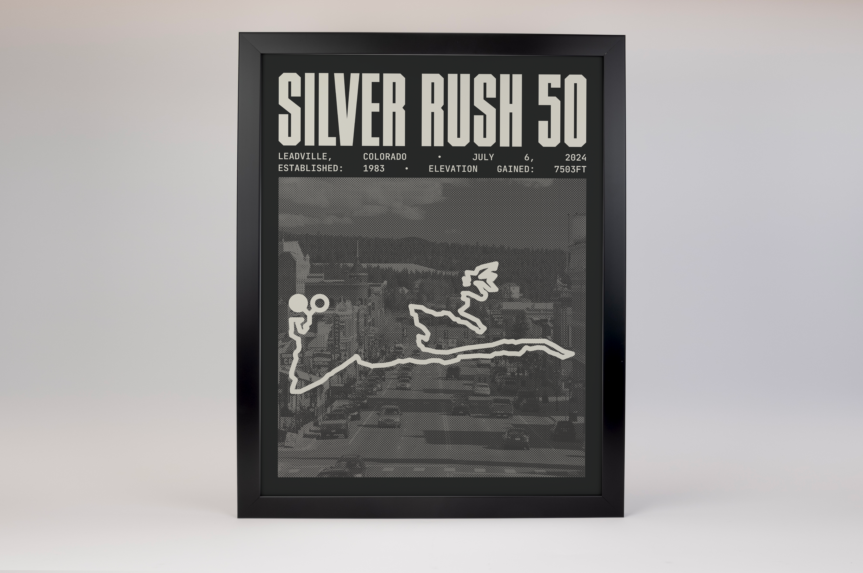 Silver Rush 50 Endurance Run Poster