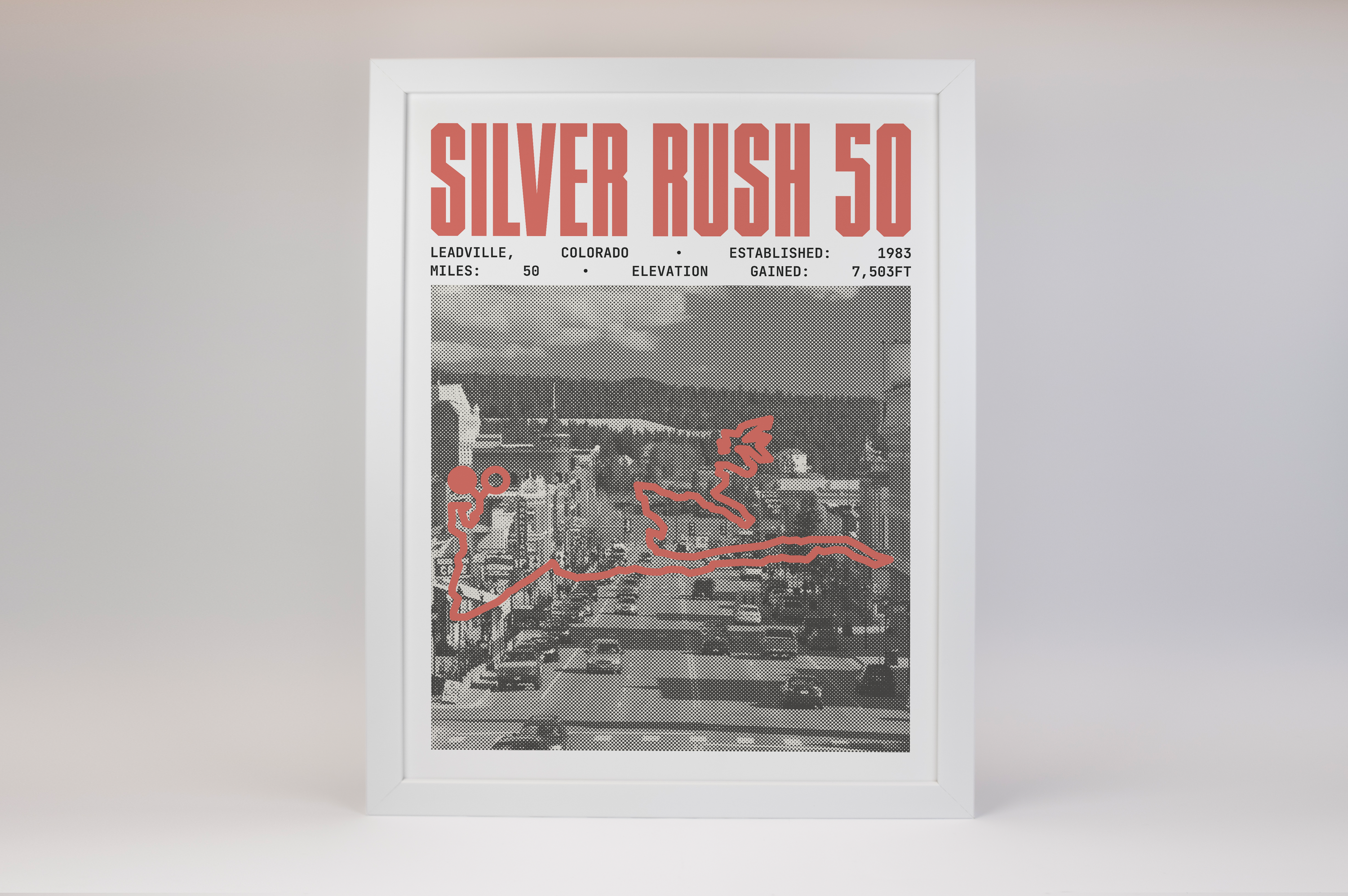 Silver Rush 50 Endurance Run Poster