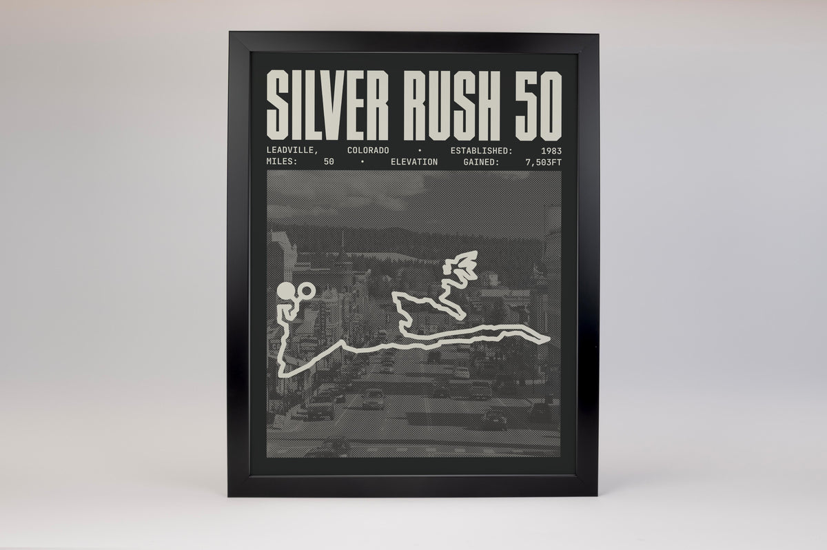 Silver Rush 50 Endurance Run Poster