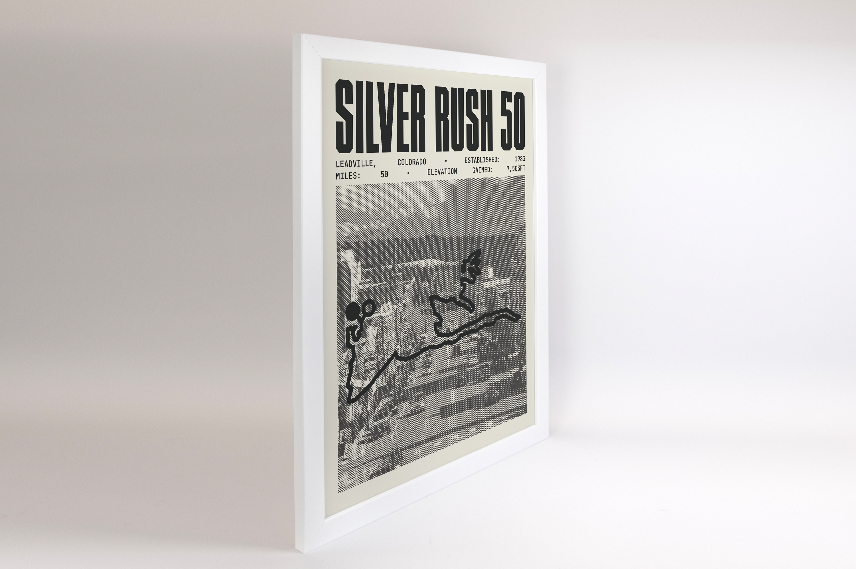 Silver Rush 50 Endurance Run Poster