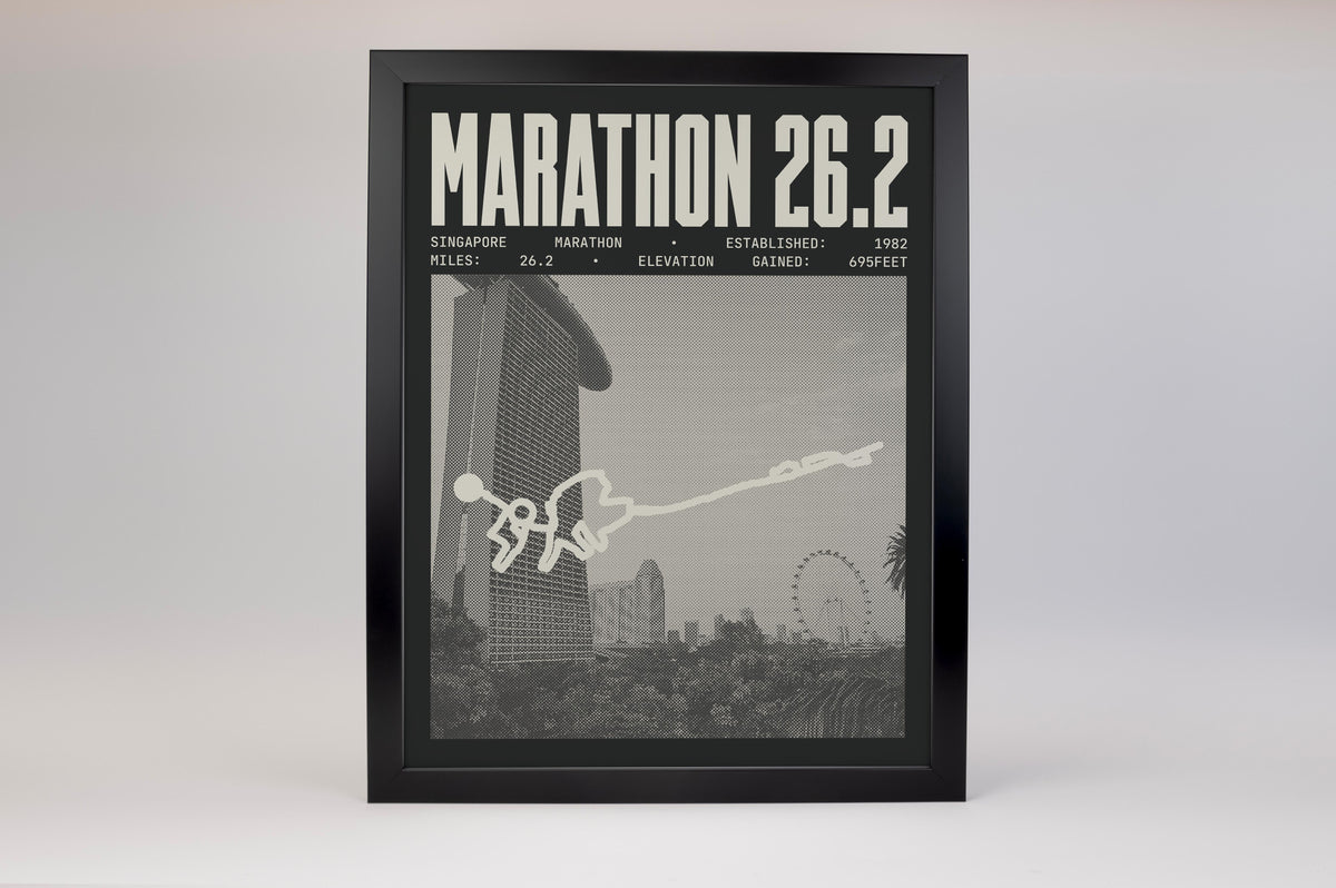 Singapore Marathon Poster