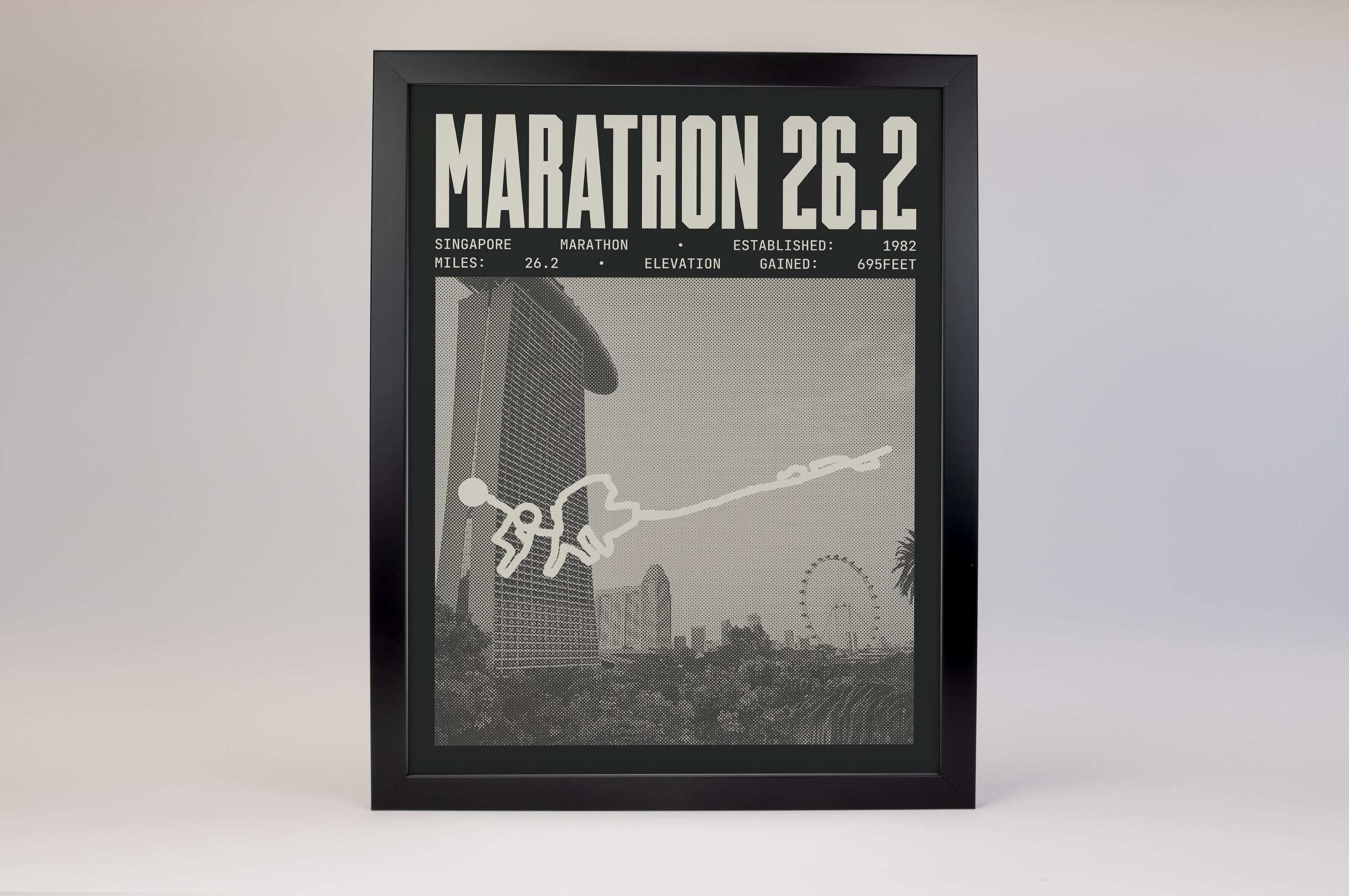 Singapore Marathon Poster