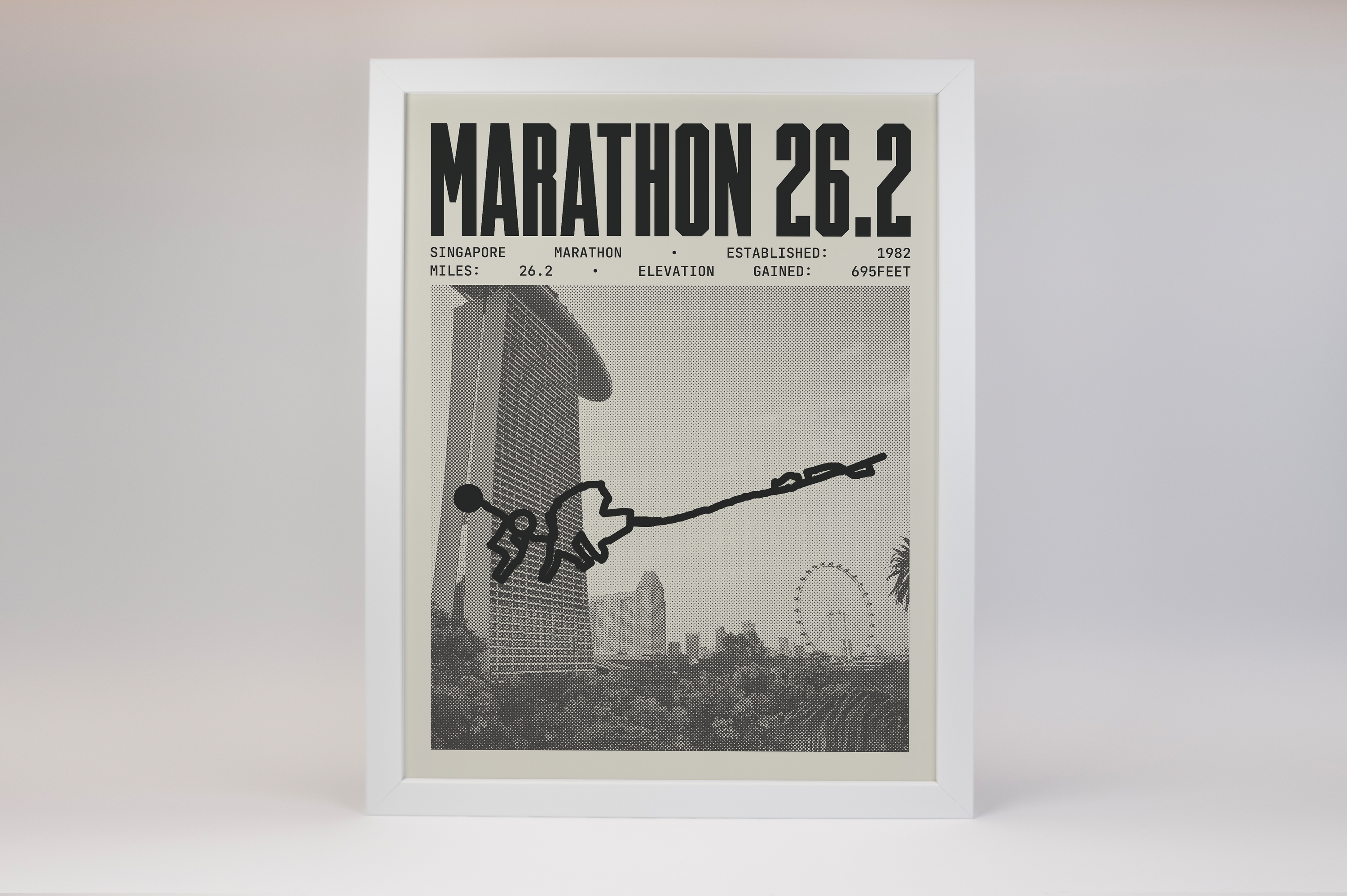 Singapore Marathon Poster