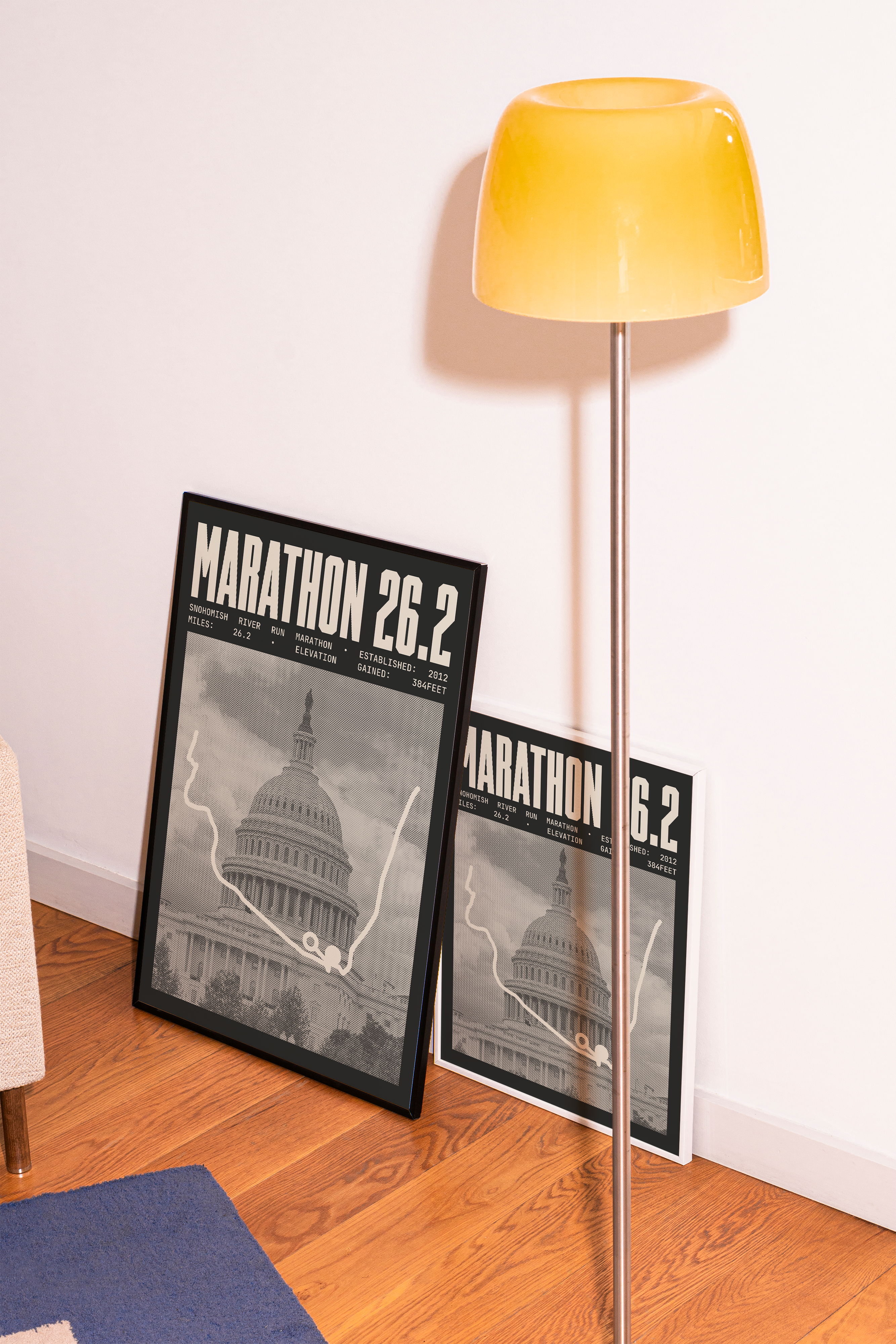 Snohomish River Run Marathon Poster