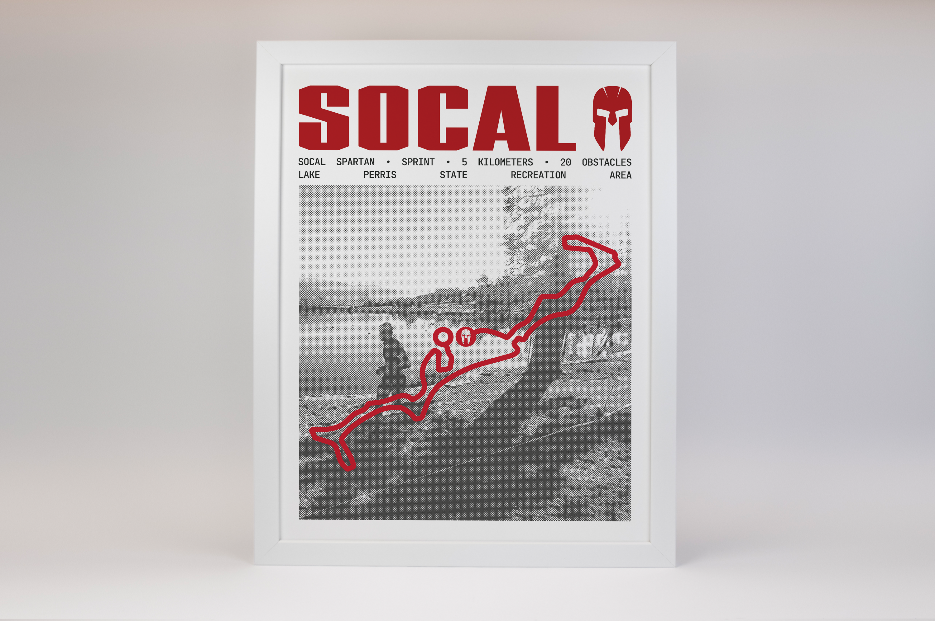 SoCal Spartan-Sprint Poster