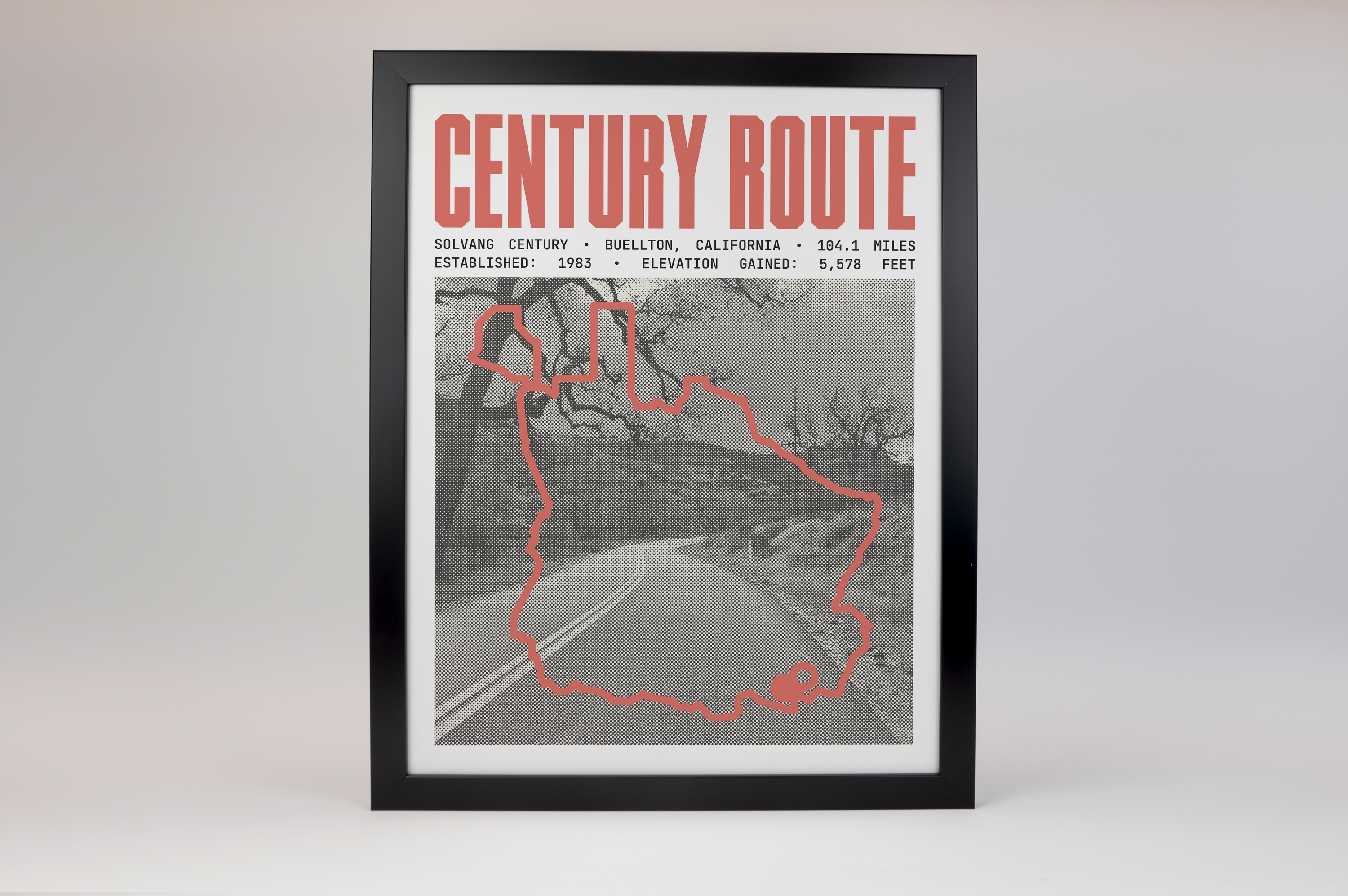 Solvang Century - Century Route Poster