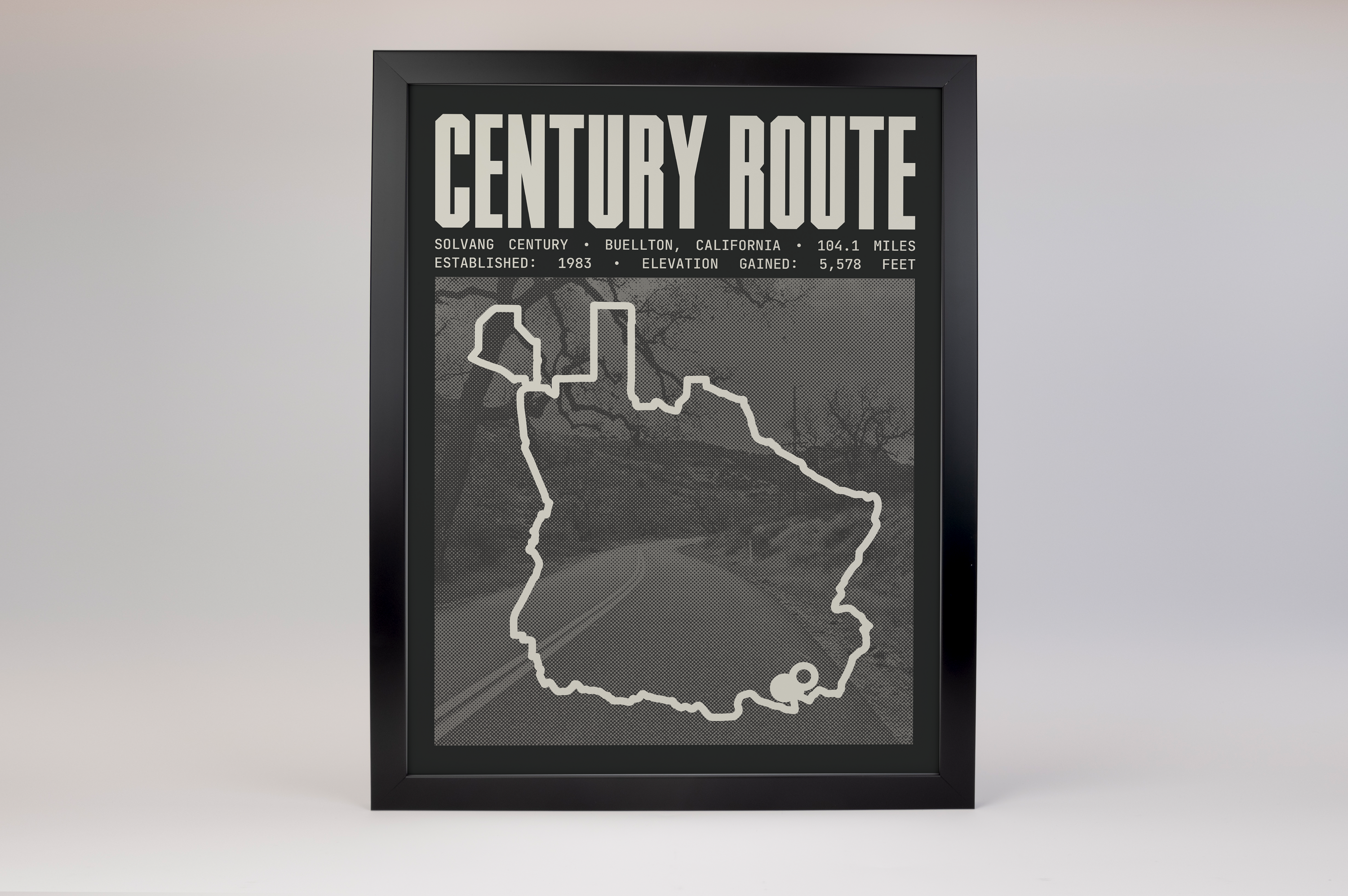 Solvang Century - Century Route Poster