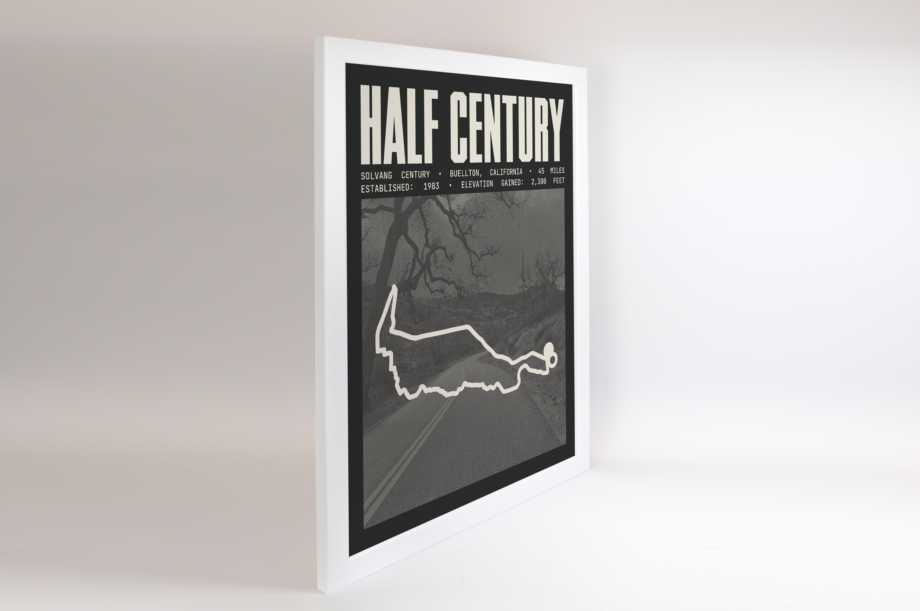 Solvang Century - Half Century Route Poster