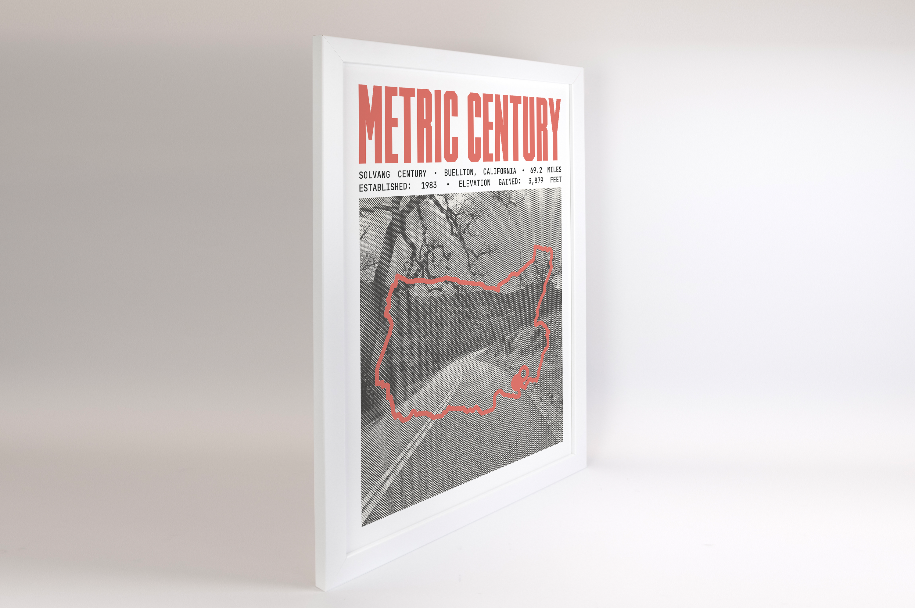 Solvang Century - Metric Century Route Poster