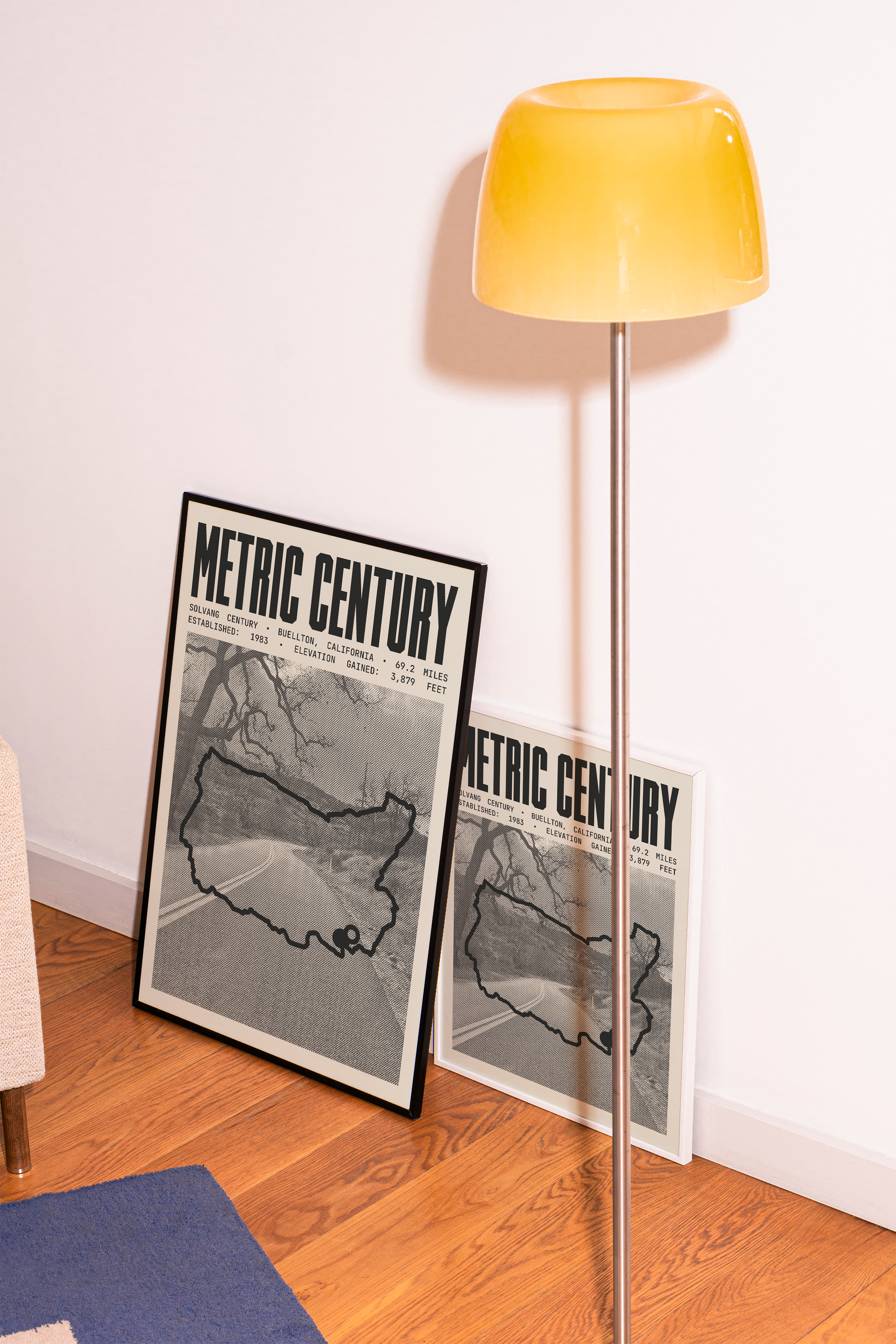 Solvang Century - Metric Century Route Poster