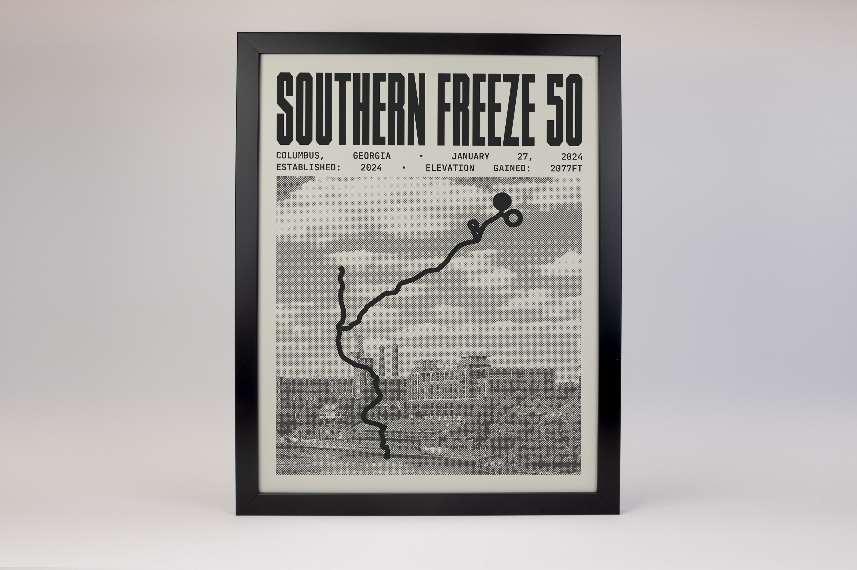 Southern Freeze 50 Endurance Run Poster