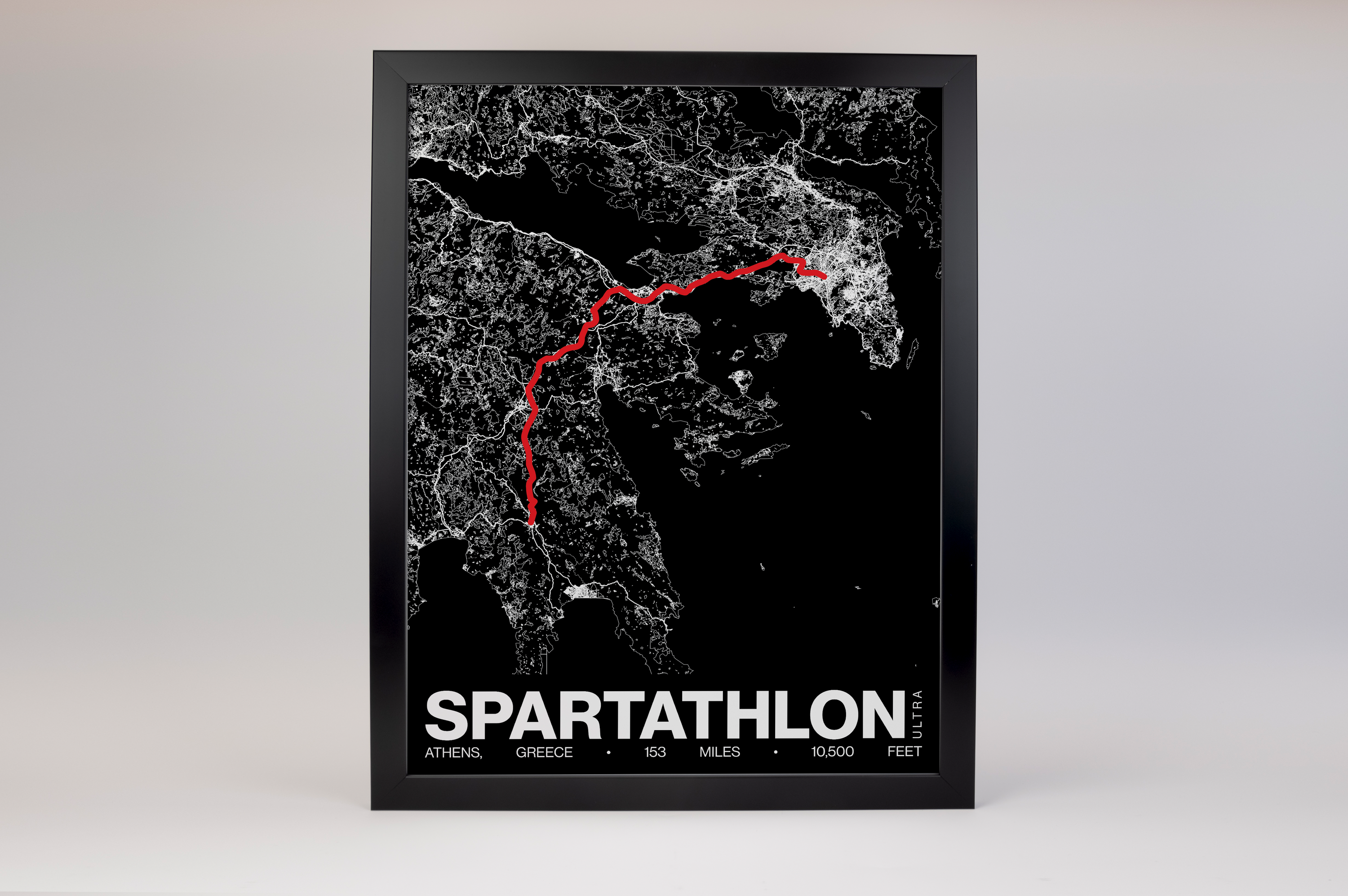 Spartathlon Poster - Grid Style