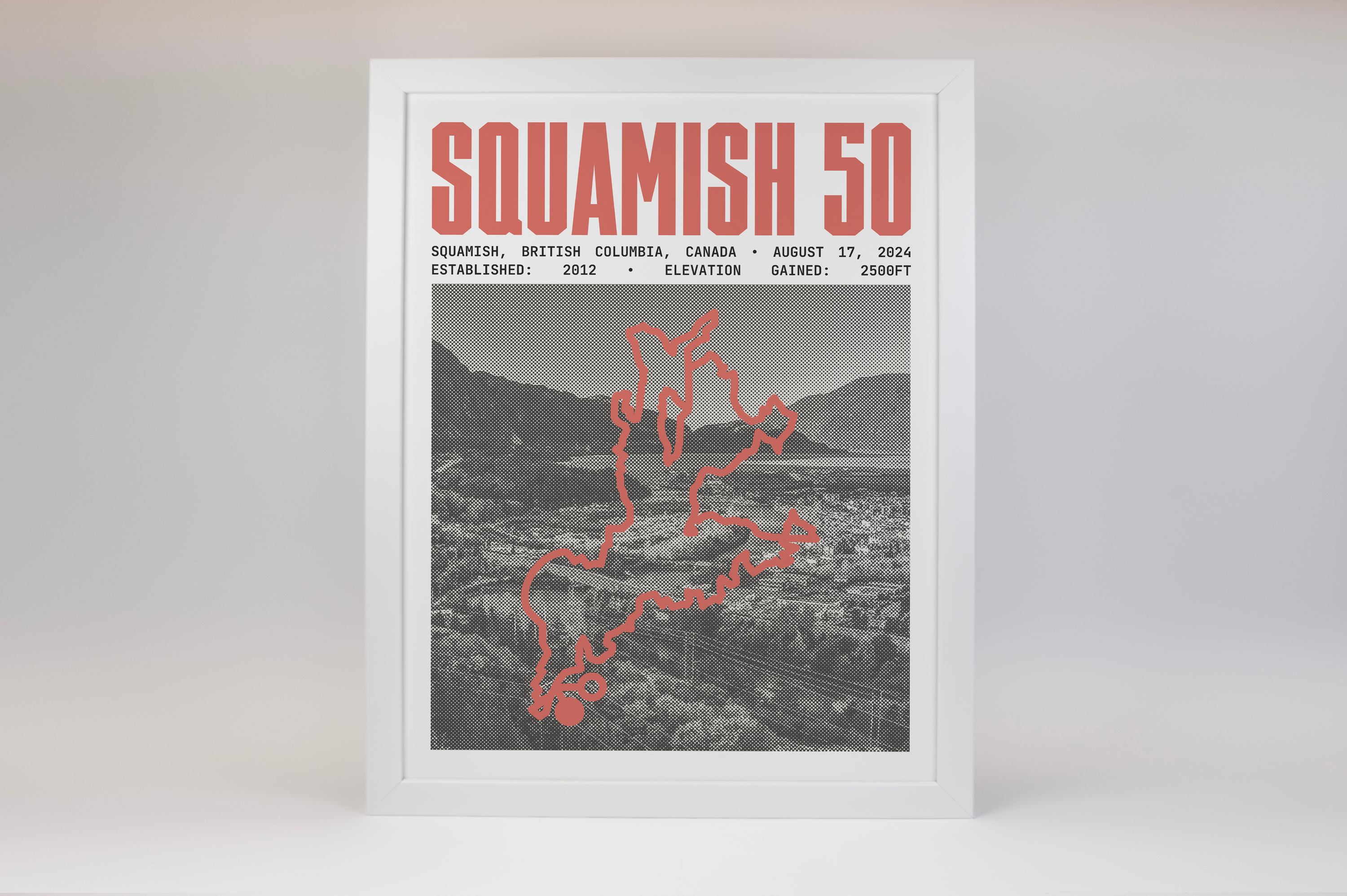 Squamish 50 Endurance Run Poster