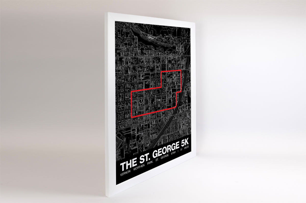 St. George 5K Poster - Grid Style