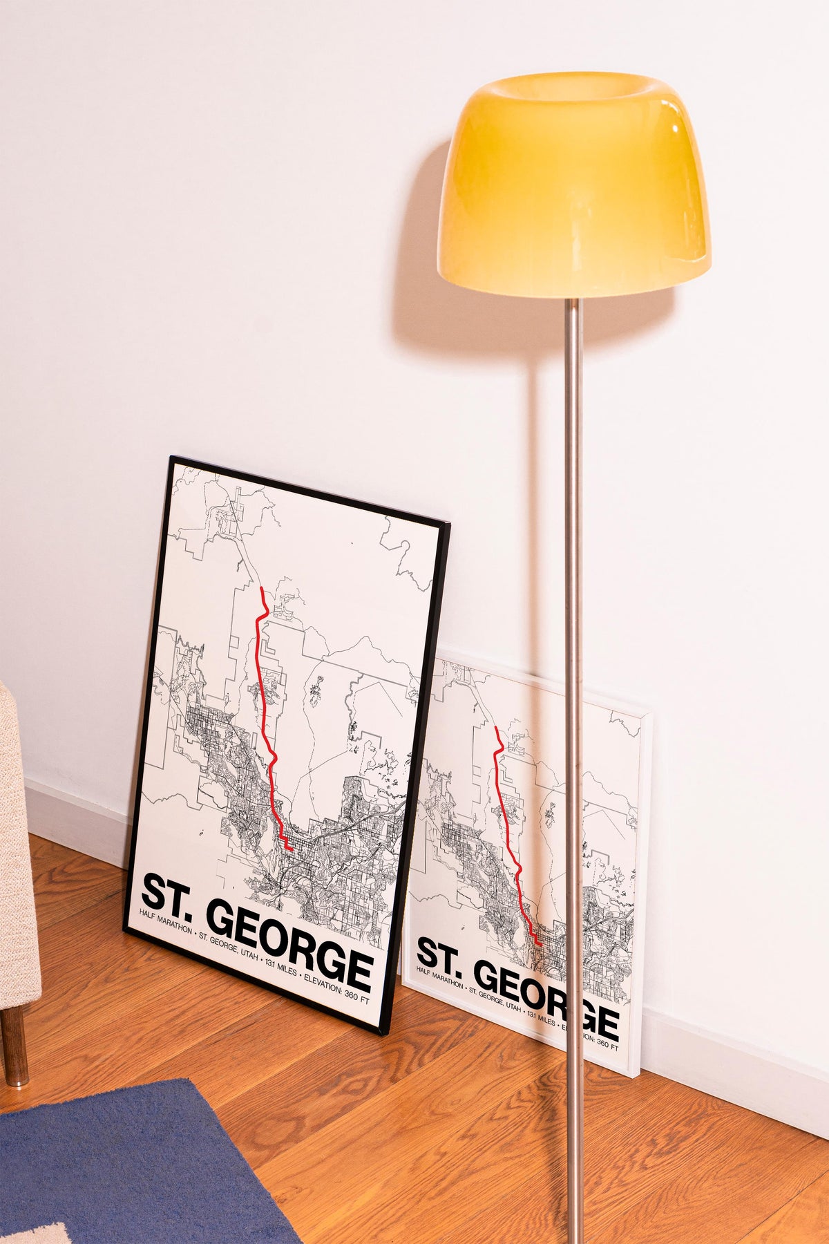St. George Half Marathon Poster - Grid Style