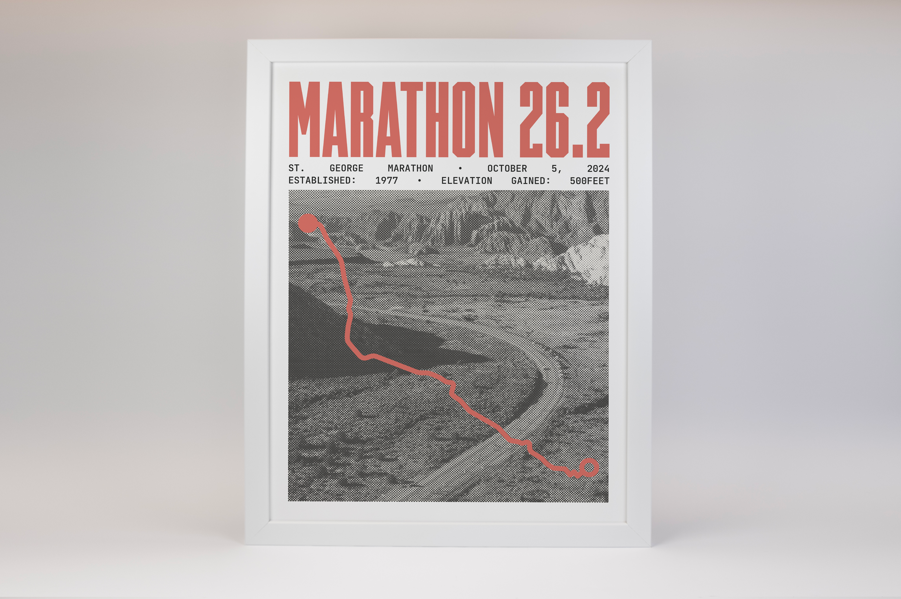 St. George Marathon Poster