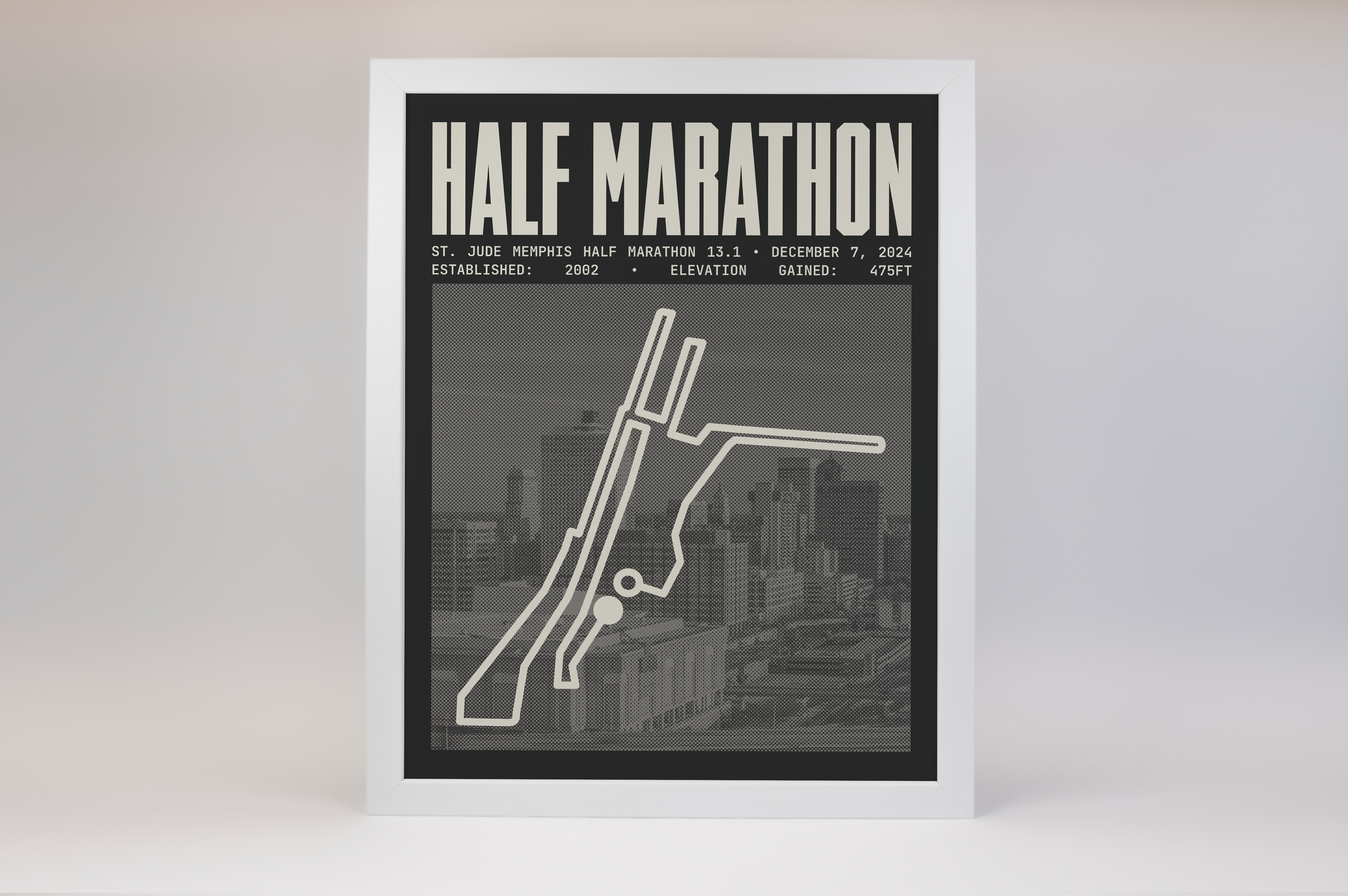 St. Jude Memphis Half-Marathon Poster