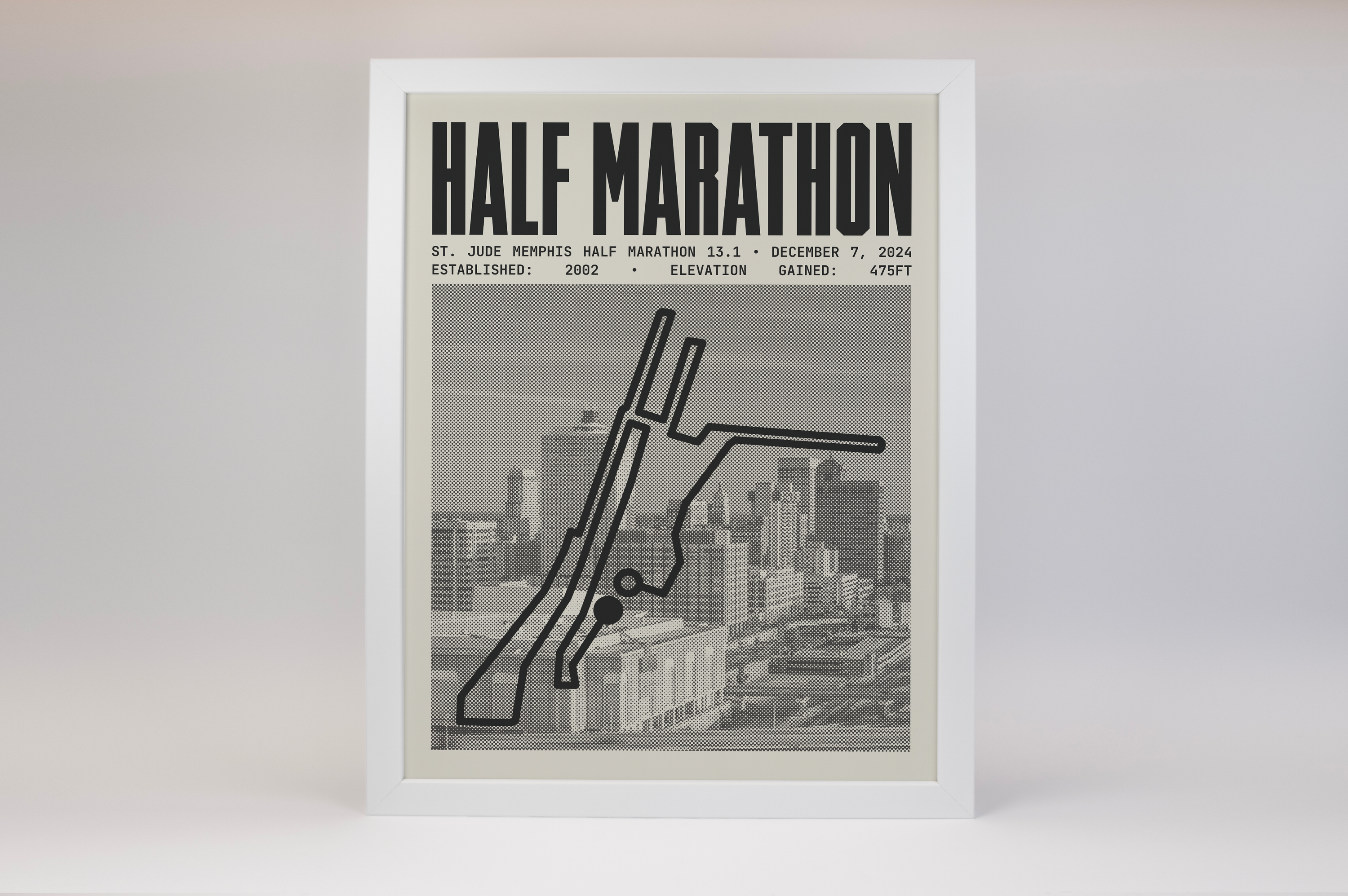 St. Jude Memphis Half-Marathon Poster