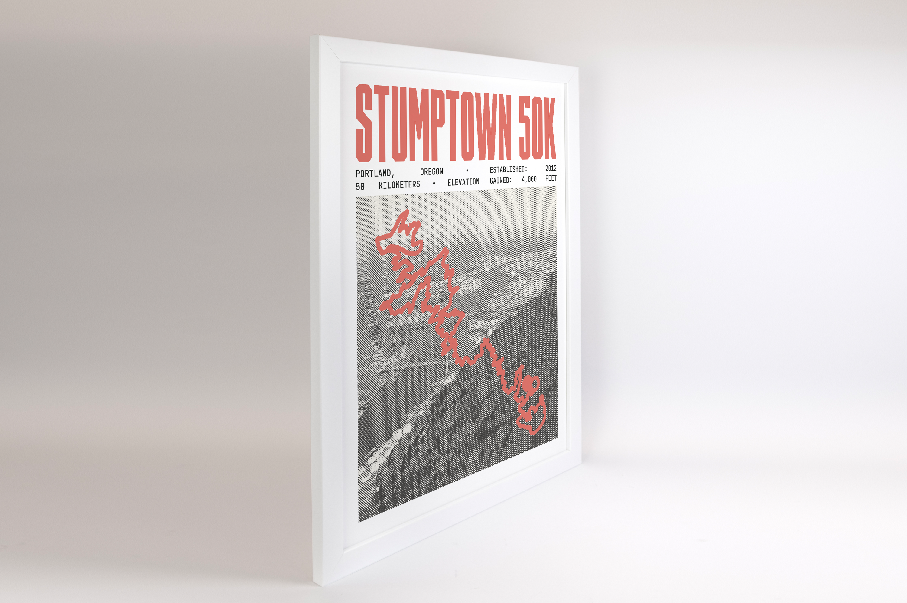 Stumptown 50K Run Poster V2