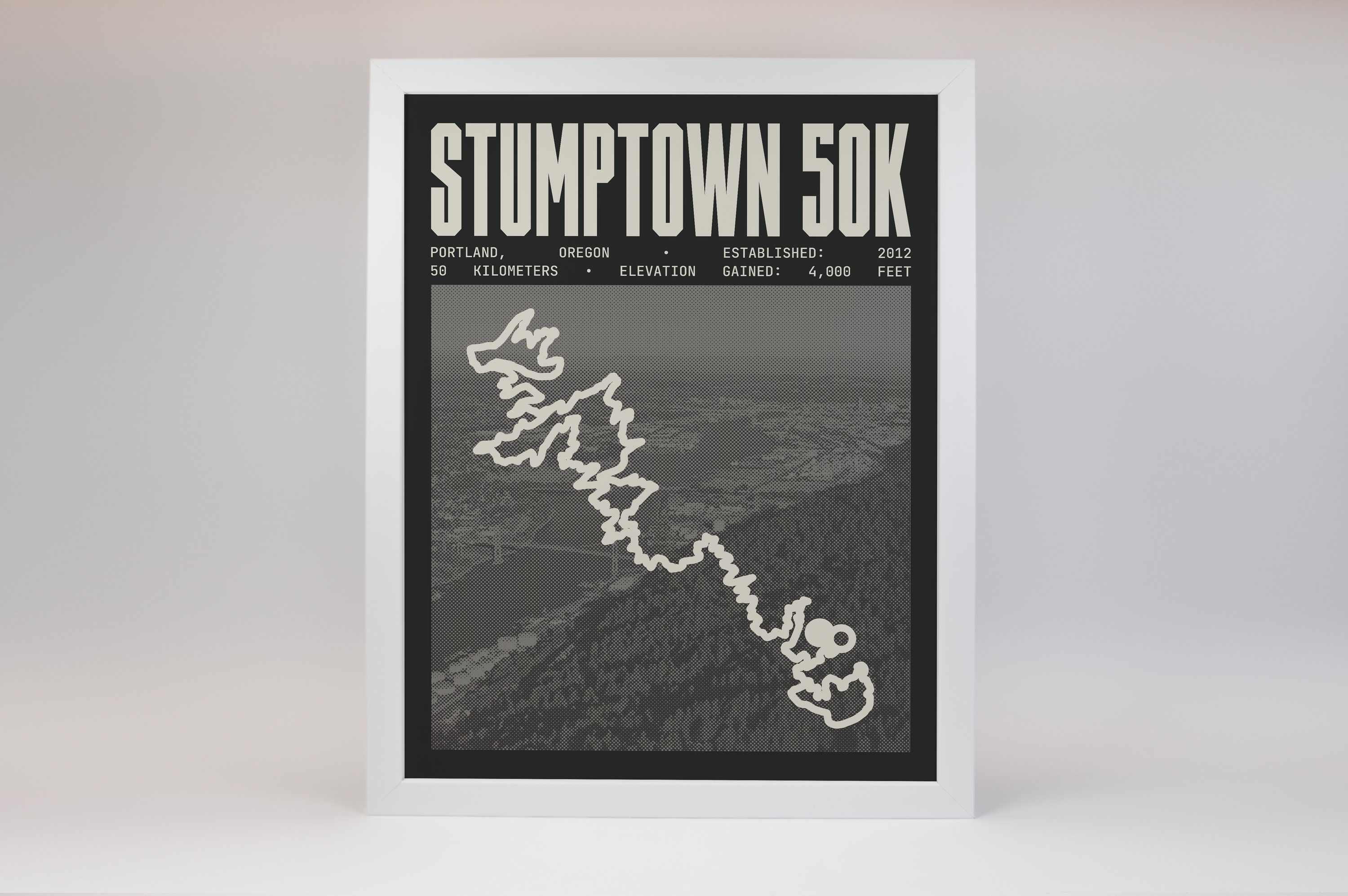 Stumptown 50K Run Poster V2