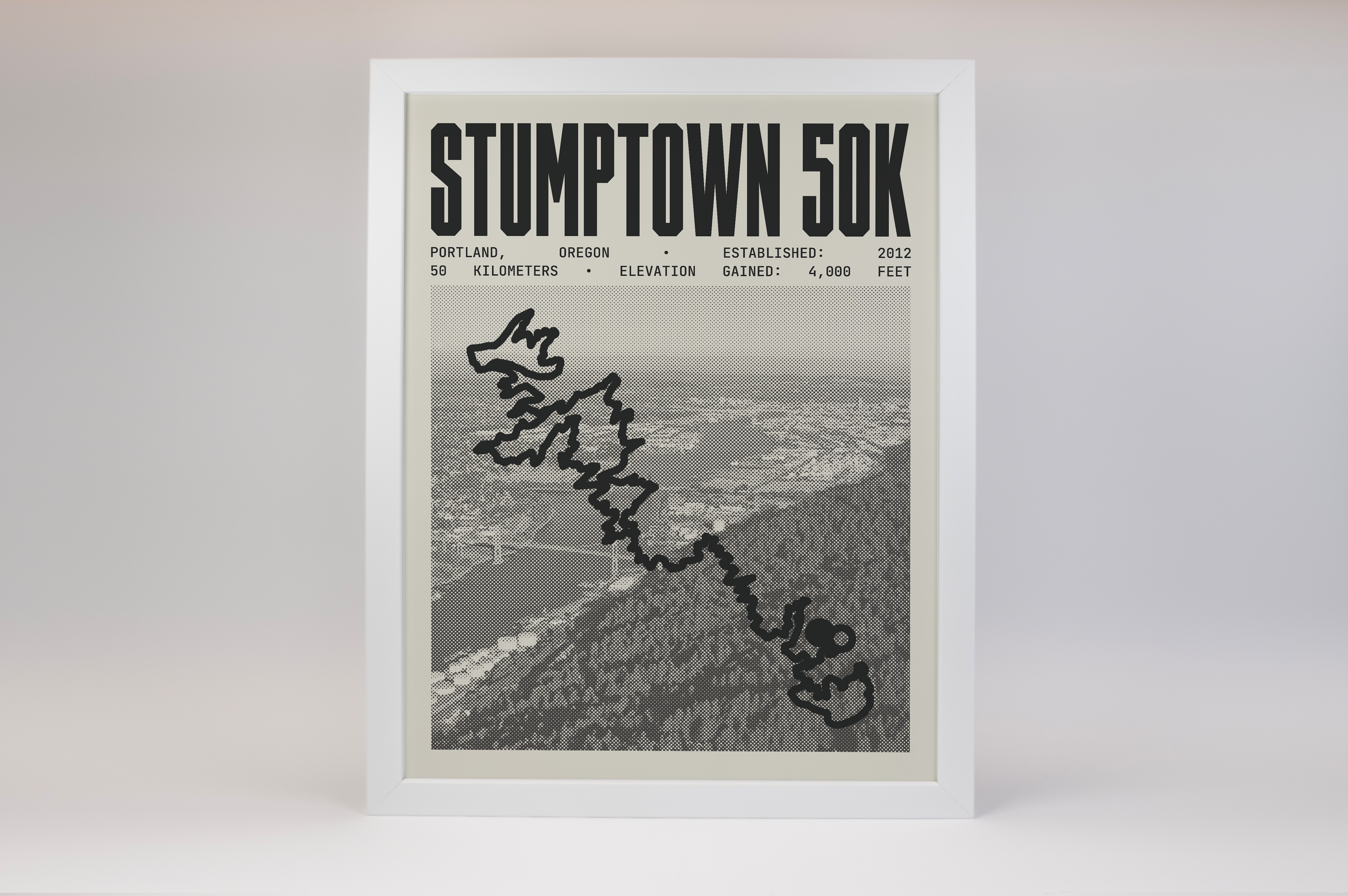 Stumptown 50K Run Poster V2