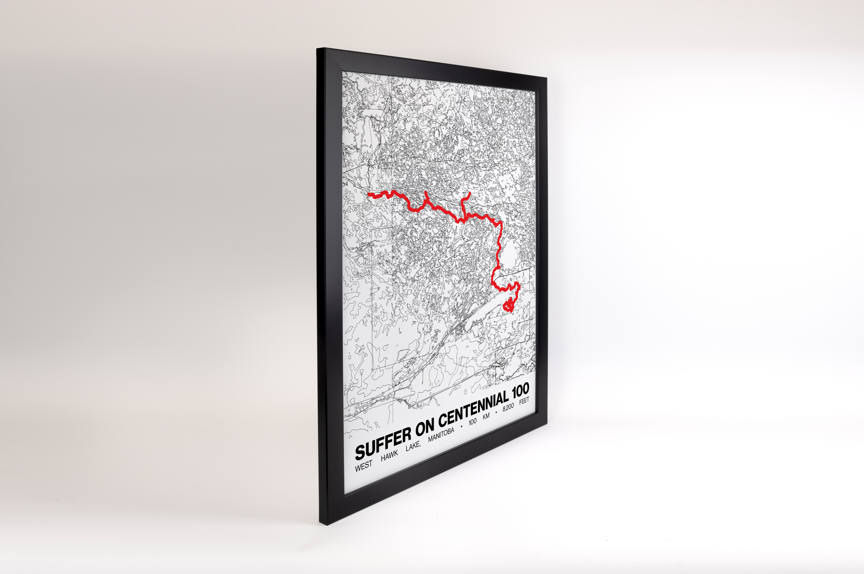 Suffer on Centennial 100K Poster - Grid Style