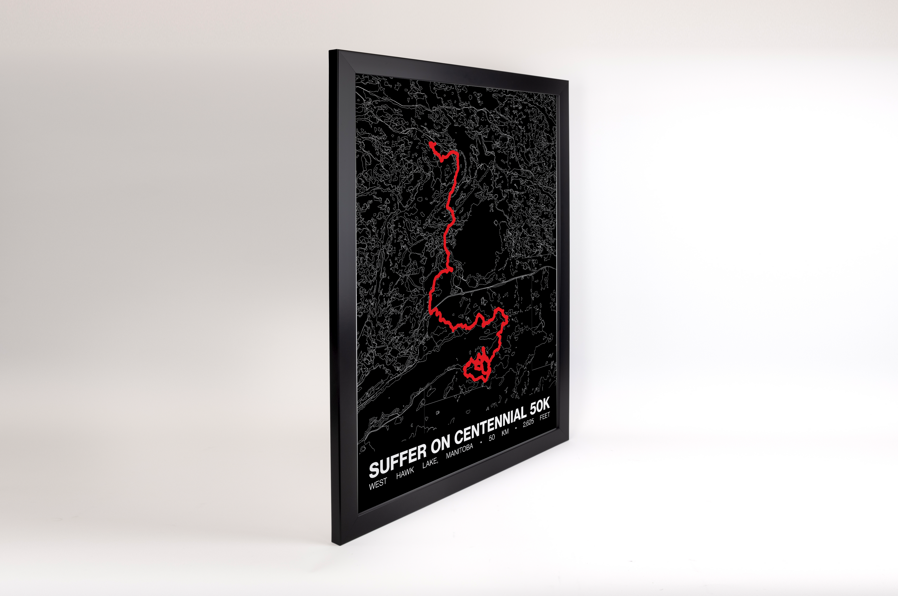 Suffer on Centennial 50K Poster - Grid Style