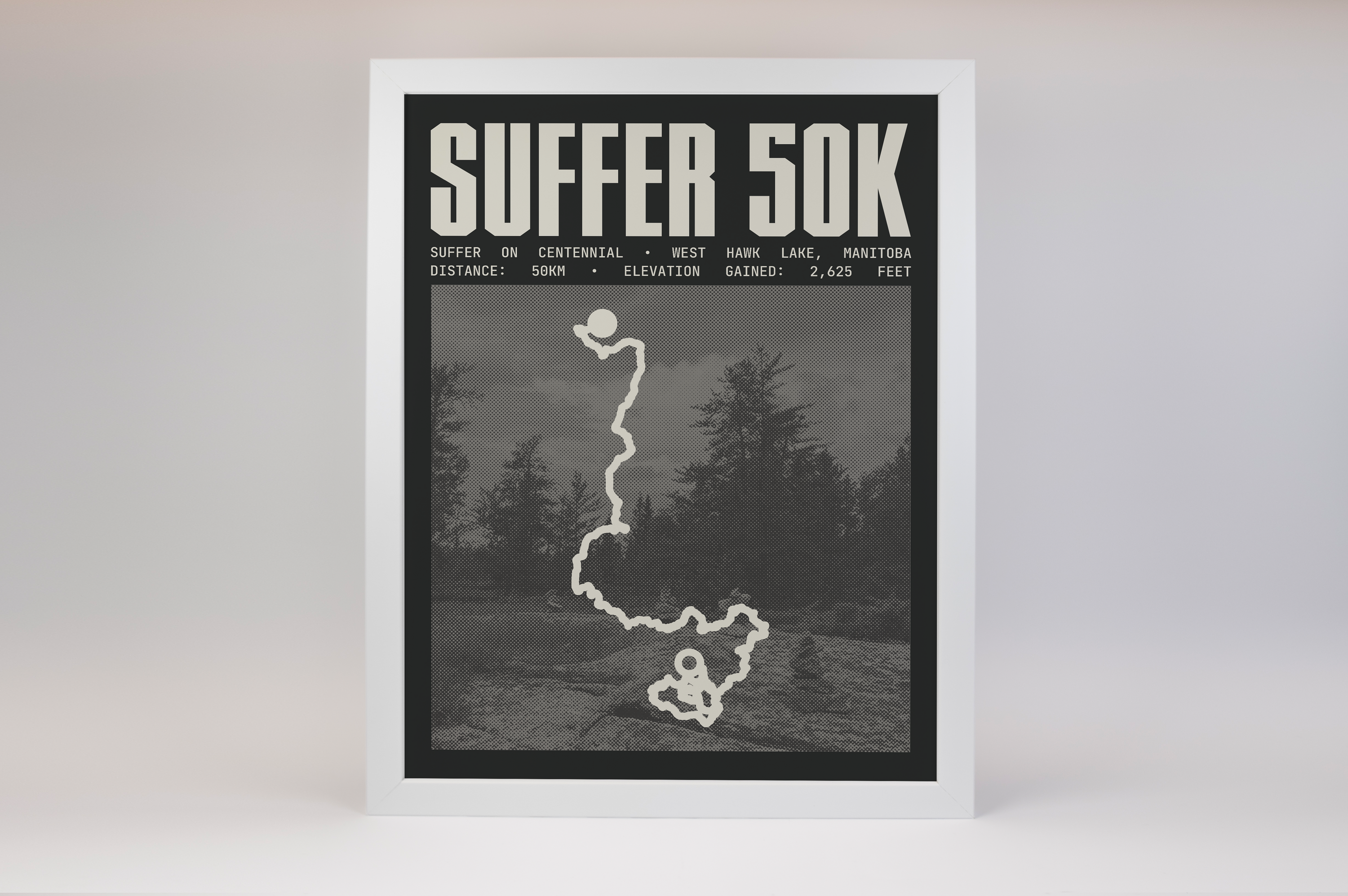 Suffer on Centennial 50K Poster