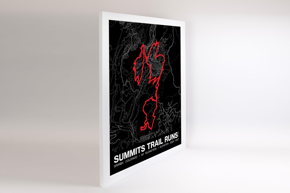 Summits Trail Runs Ultra Poster - Grid Style