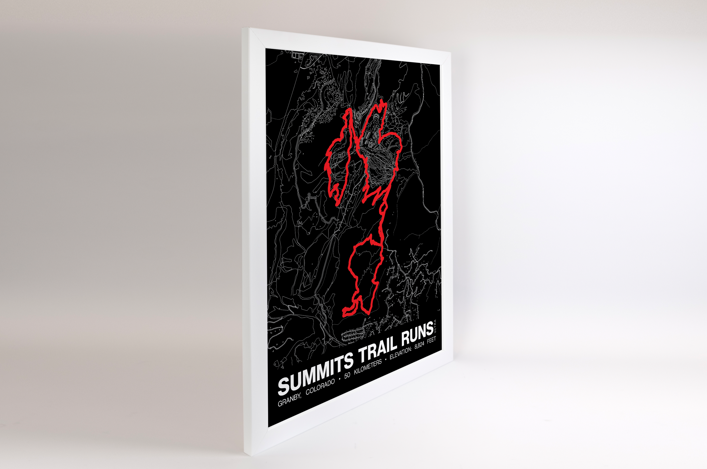 Summits Trail Runs Ultra Poster - Grid Style
