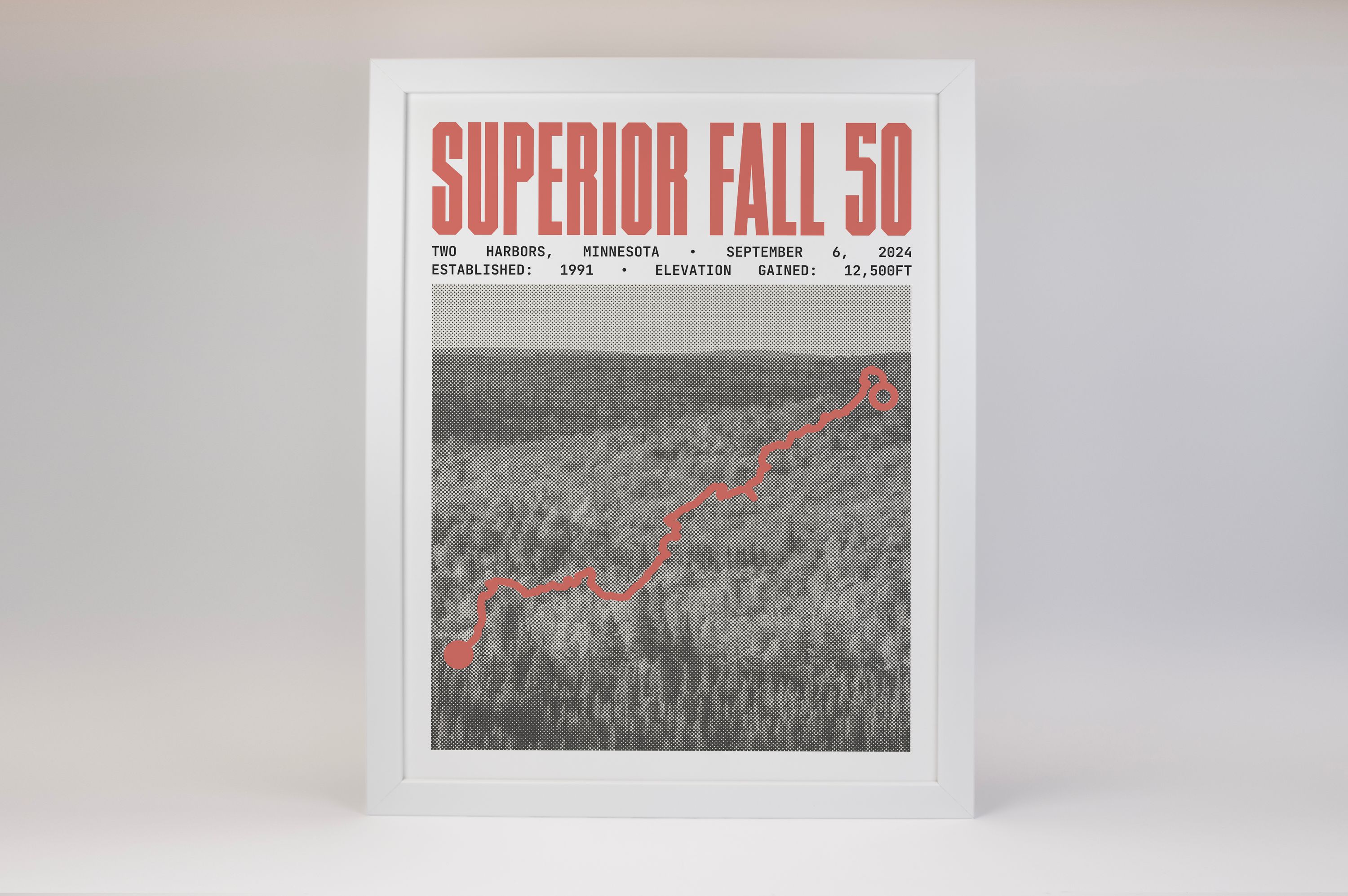 Superior Fall 50 Endurance Run Poster