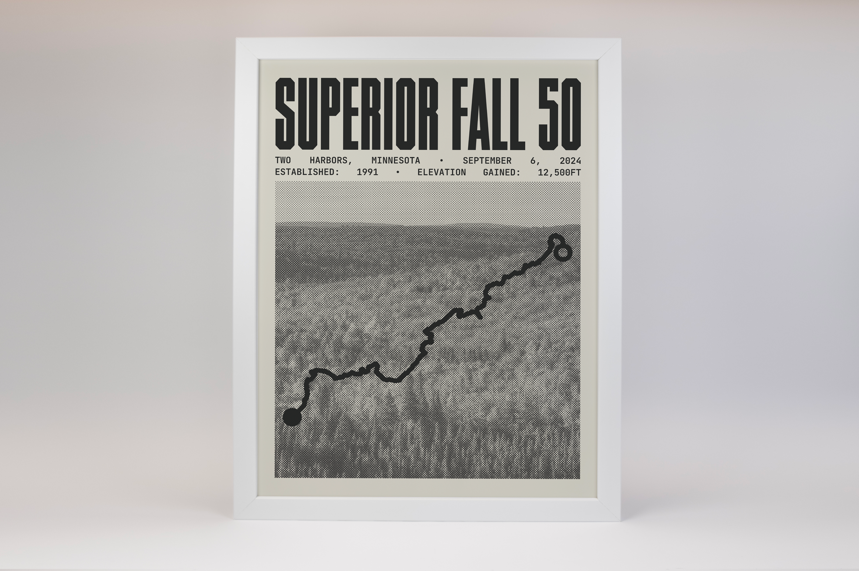 Superior Fall 50 Endurance Run Poster