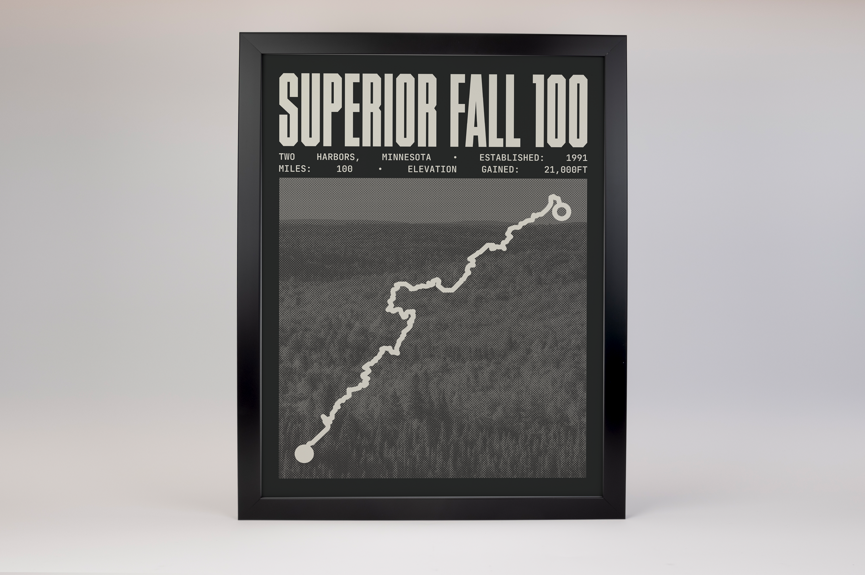 Superior Fall 100 Endurance Run Poster