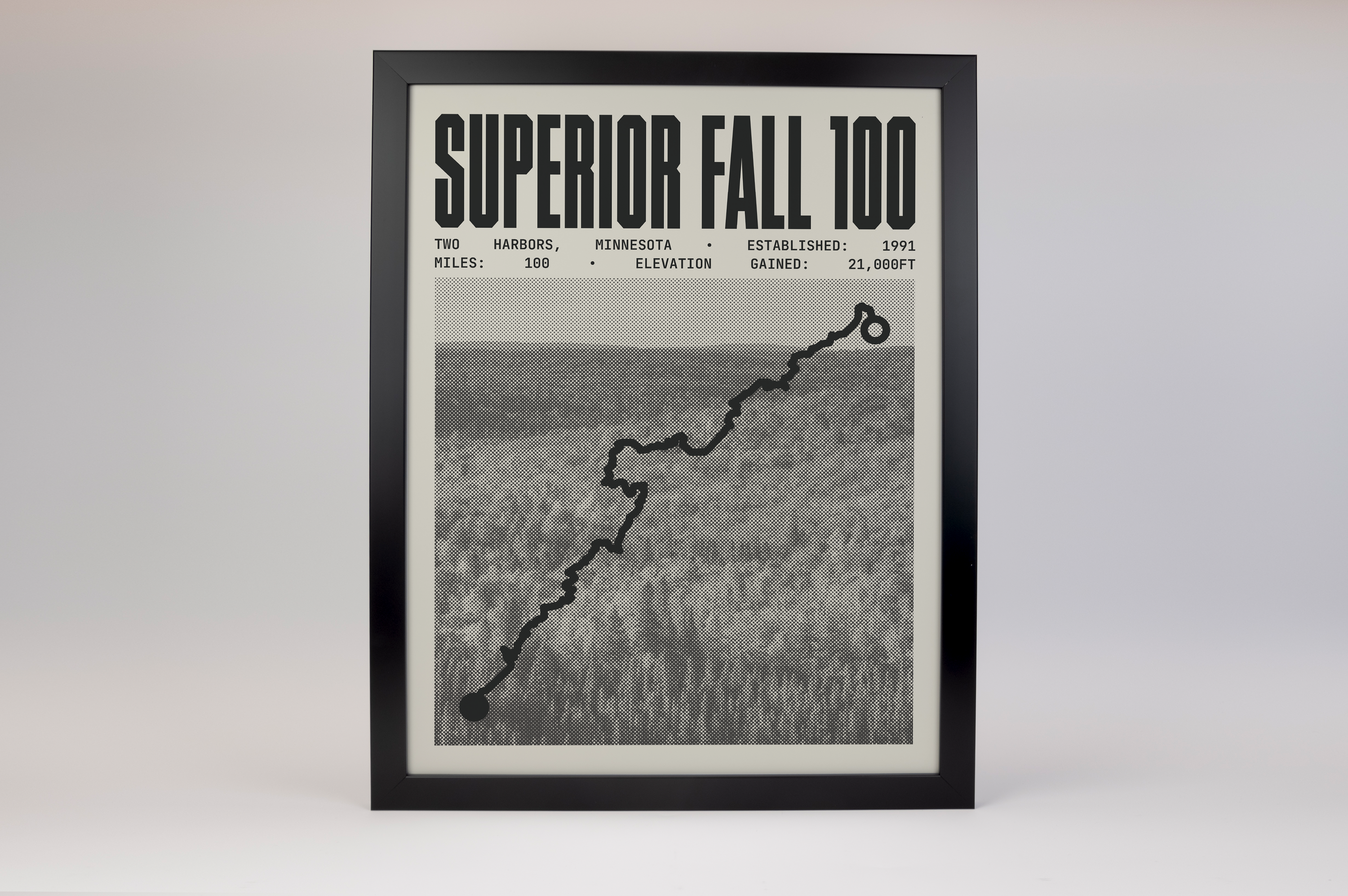 Superior Fall 100 Endurance Run Poster