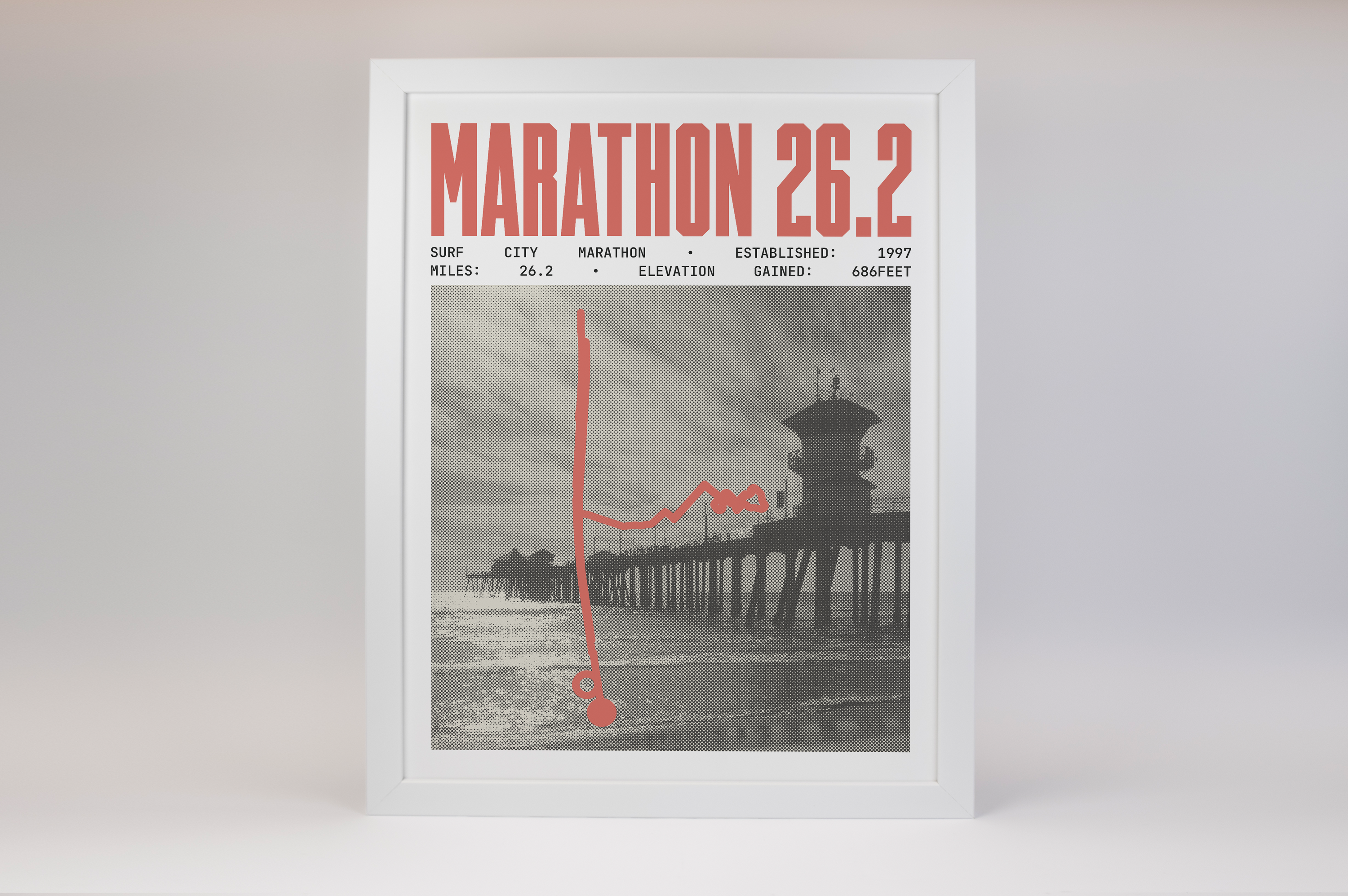 Surf City Marathon Poster
